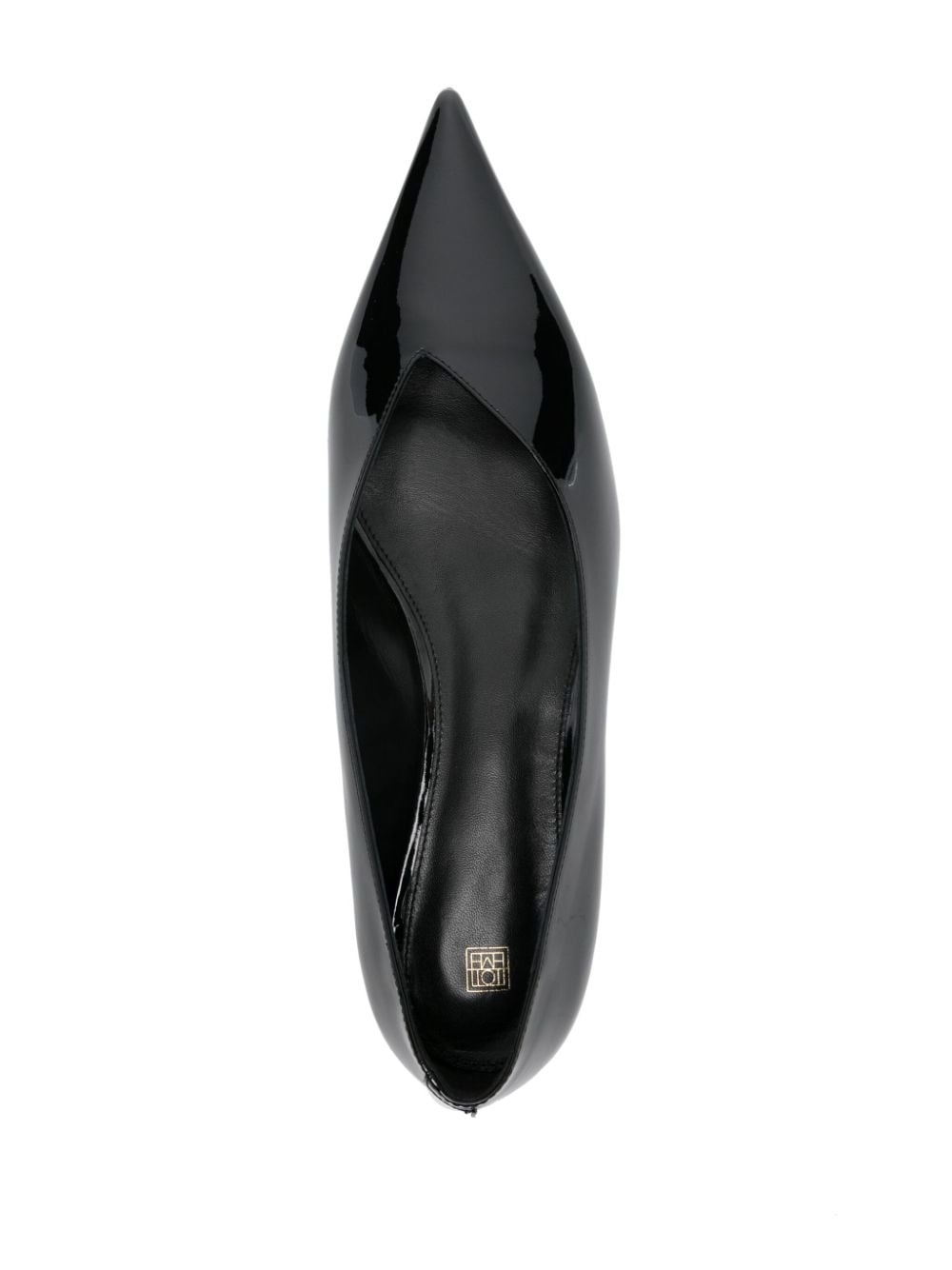 The Patent Asymmetric ballet flats - 4