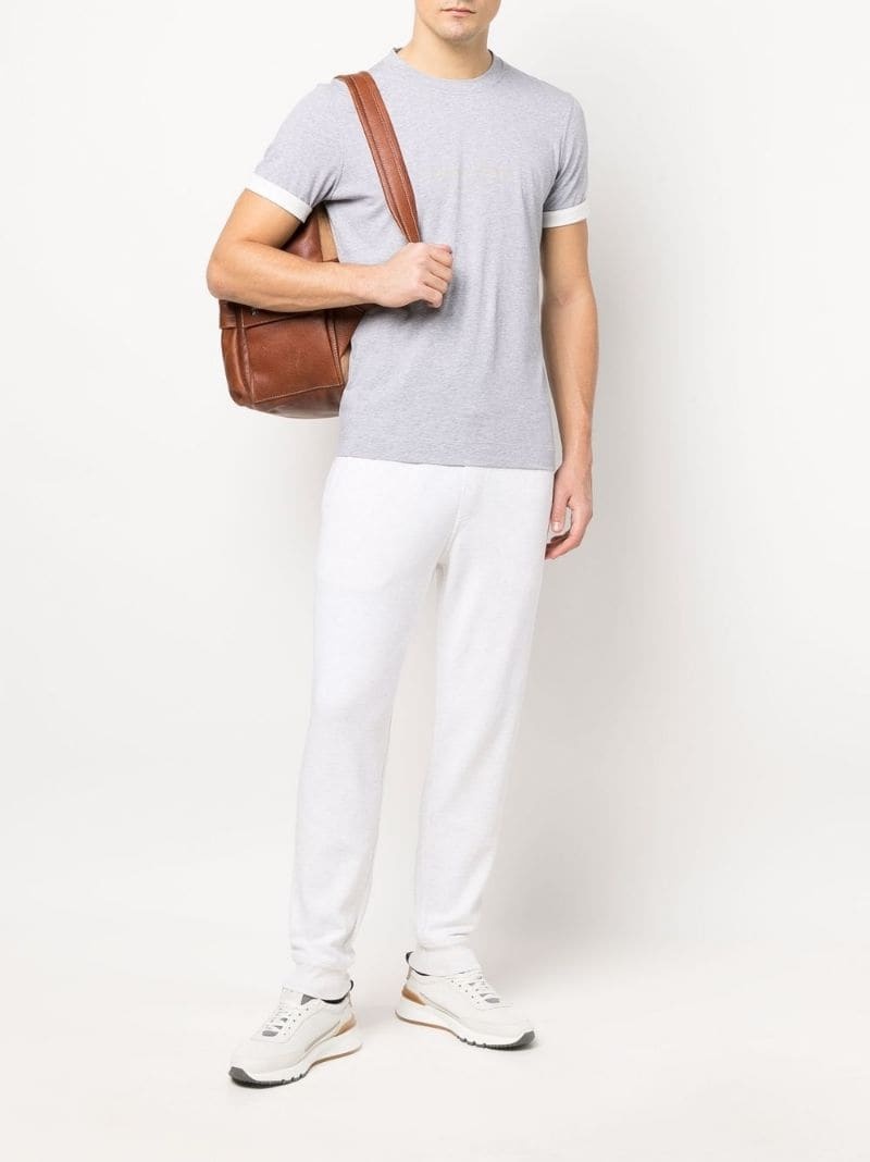 drawstring-waist track pants - 3