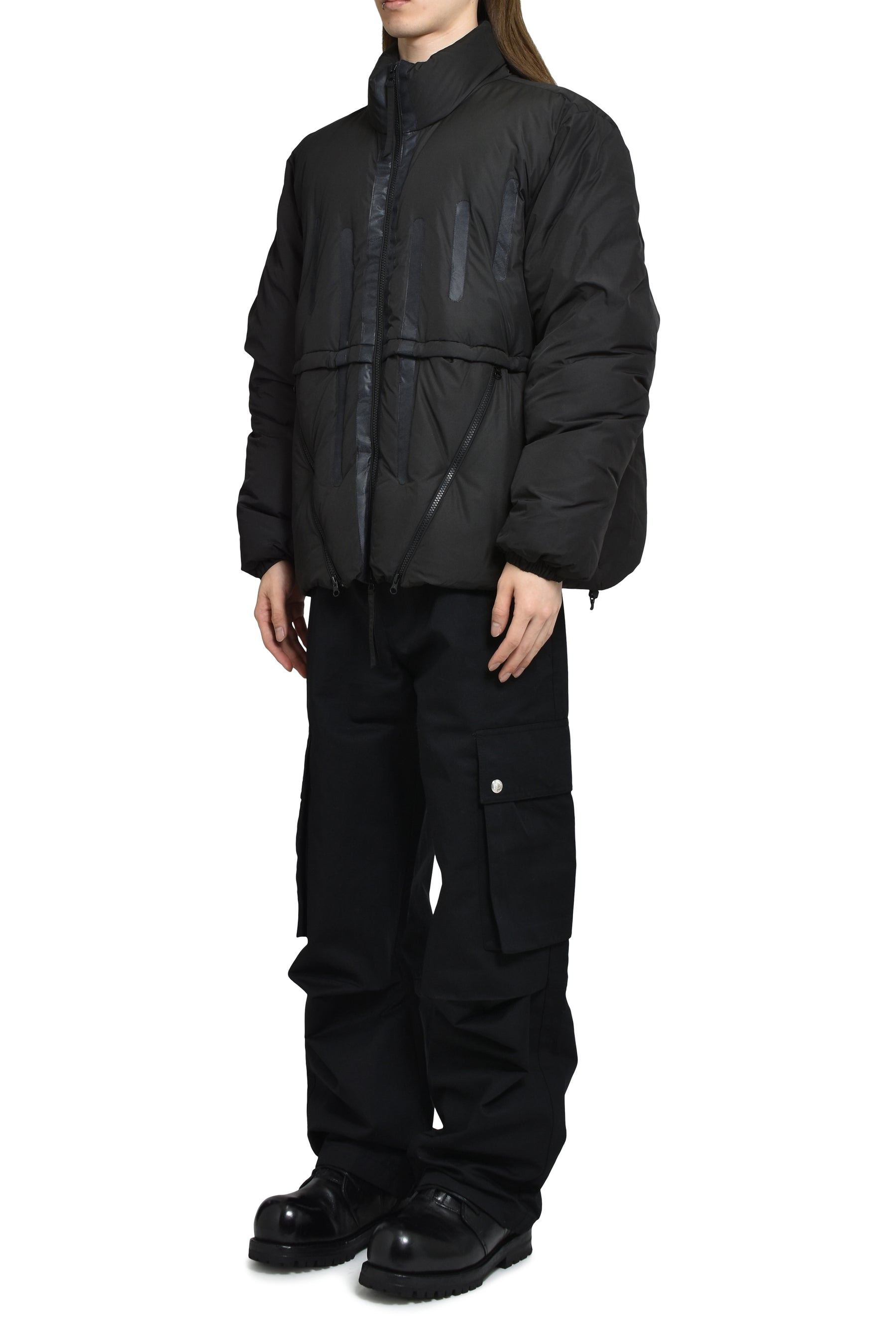 SEAM-SEALED PUFFER JACKET / BLK - 4
