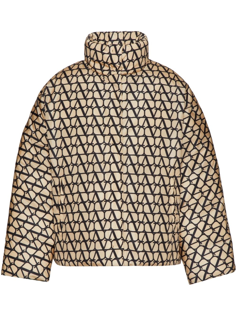 Valentino Toile Iconographe oversized puffer jacket farfetch