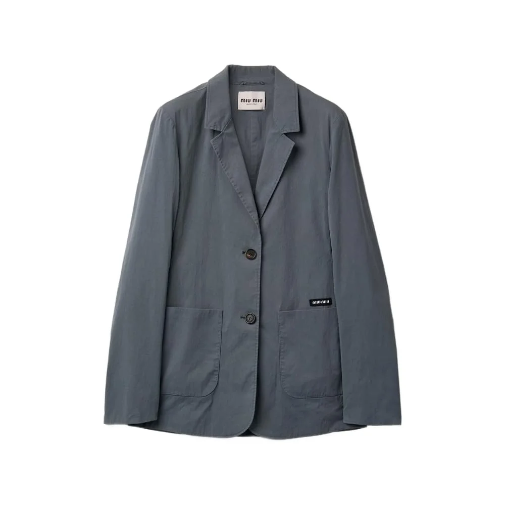 Miu Miu Grey Jackets - Blazers Women - 1
