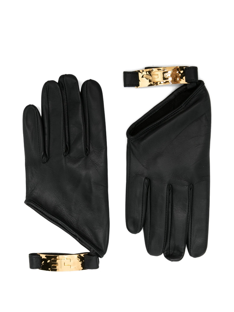 Elisabetta Franchi Cut-out Buckle Gloves 1