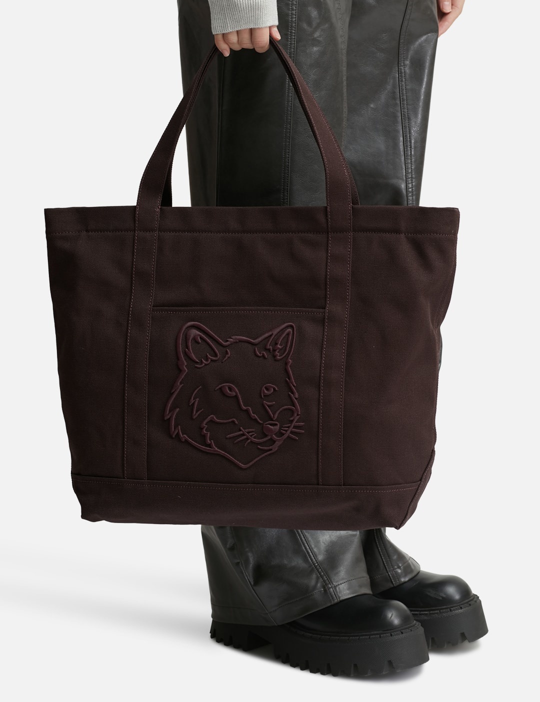 BOLD FOX HEAD LARGE TOTE BAG - 5