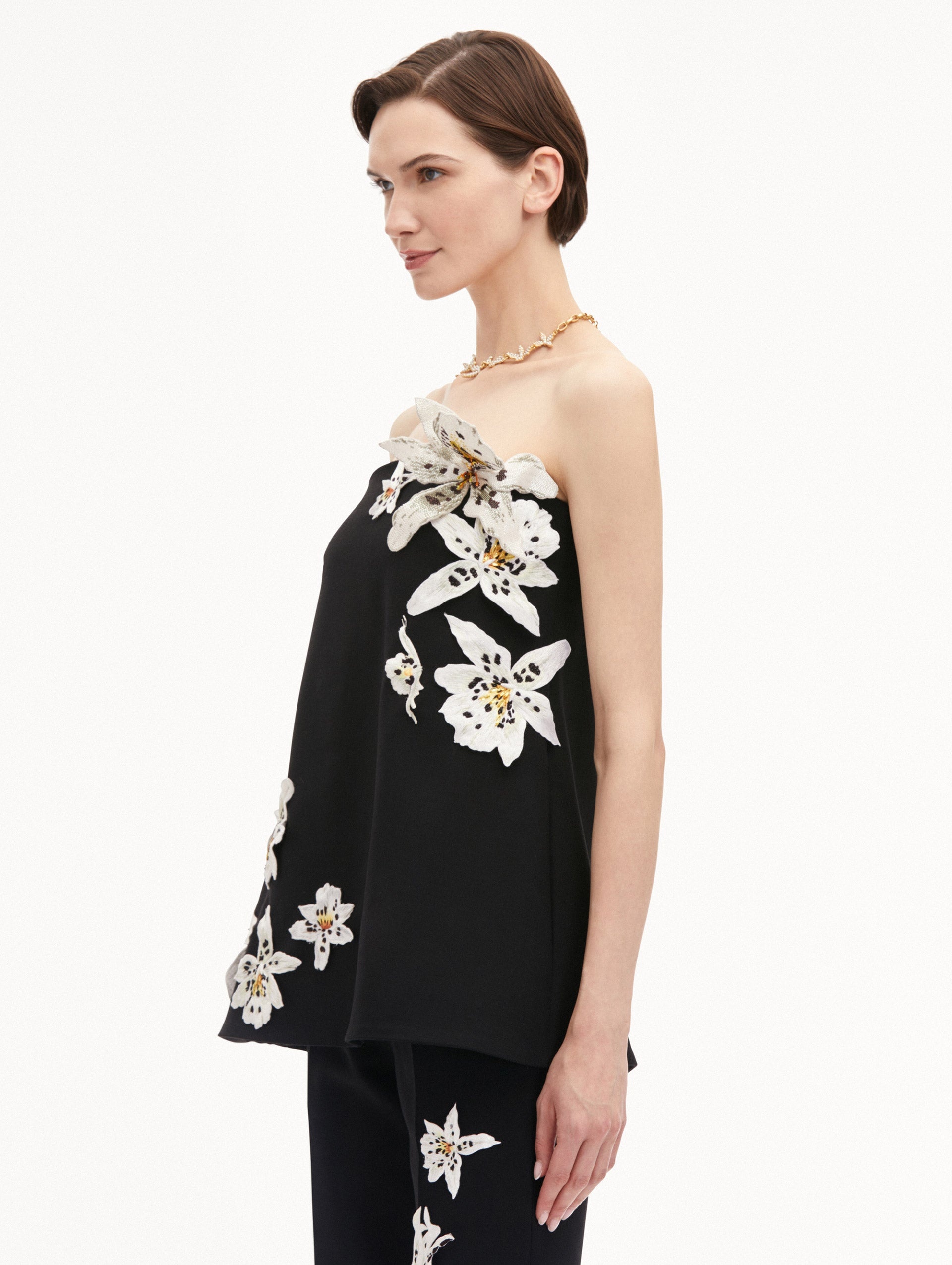WATERCOLOR ORCHID BLOUSE - 5