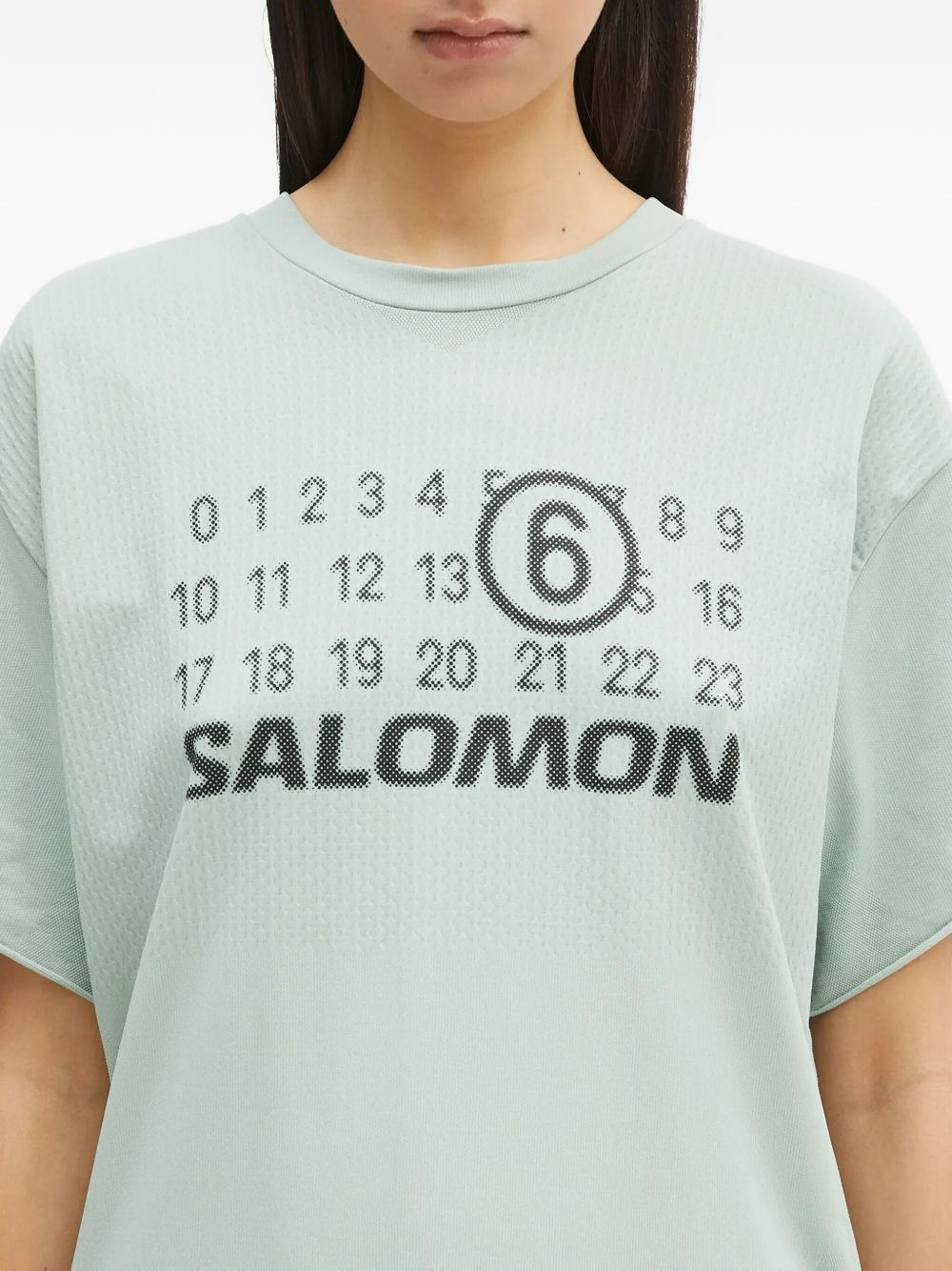x Salomon print textured seamless T-shirt - 5