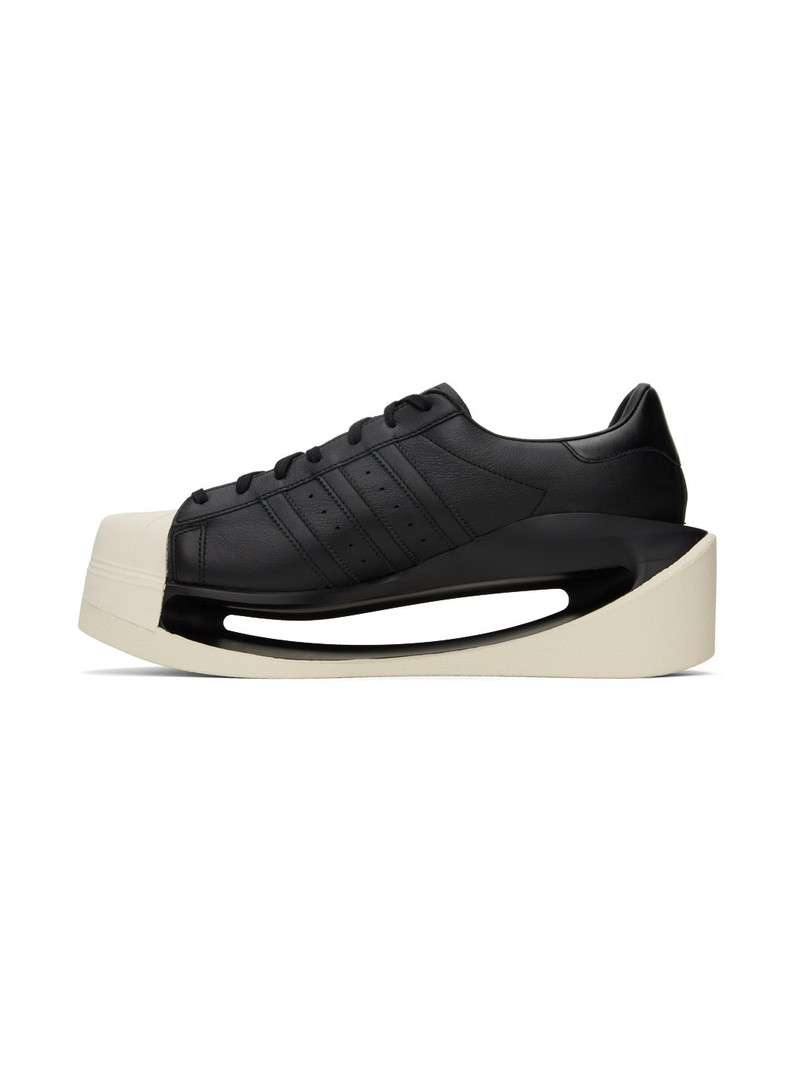 Y-3 Black Gendo Superstar Sneakers outlook