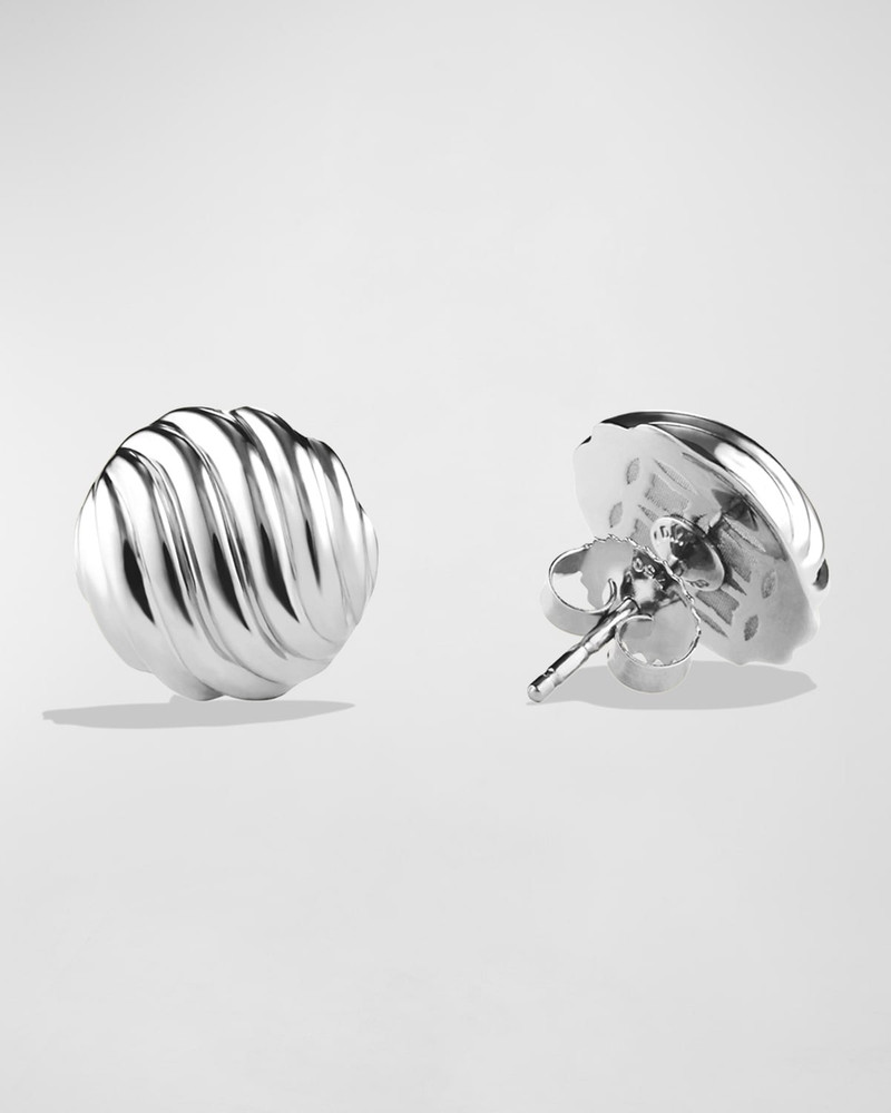 DAVID YURMAN 14mm Sculpted Cable Earrings outlook