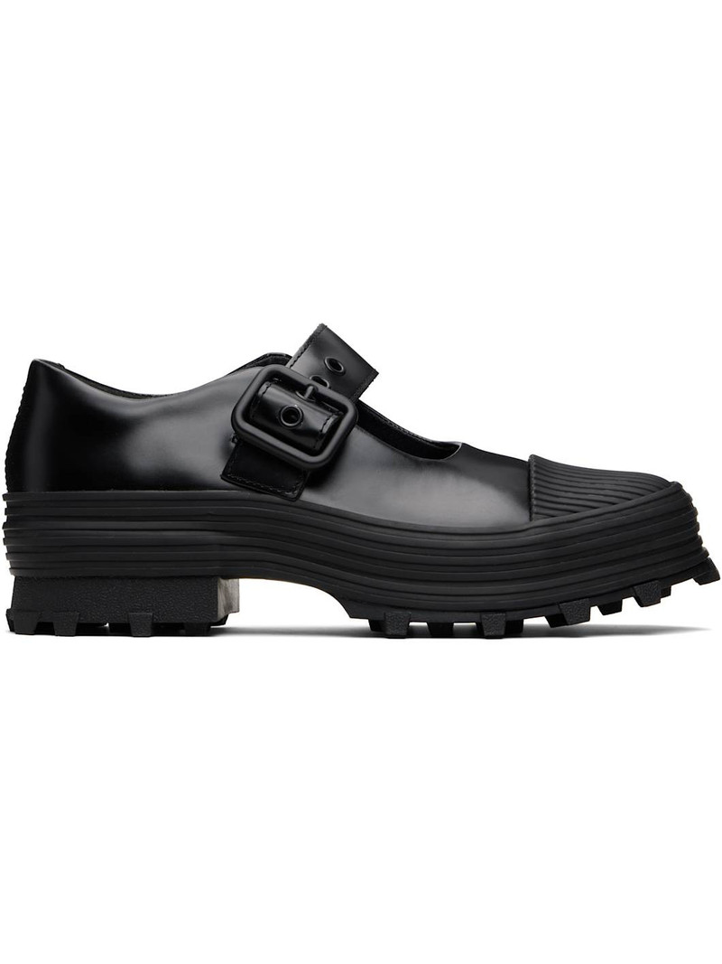 Black Traktori Loafers 1