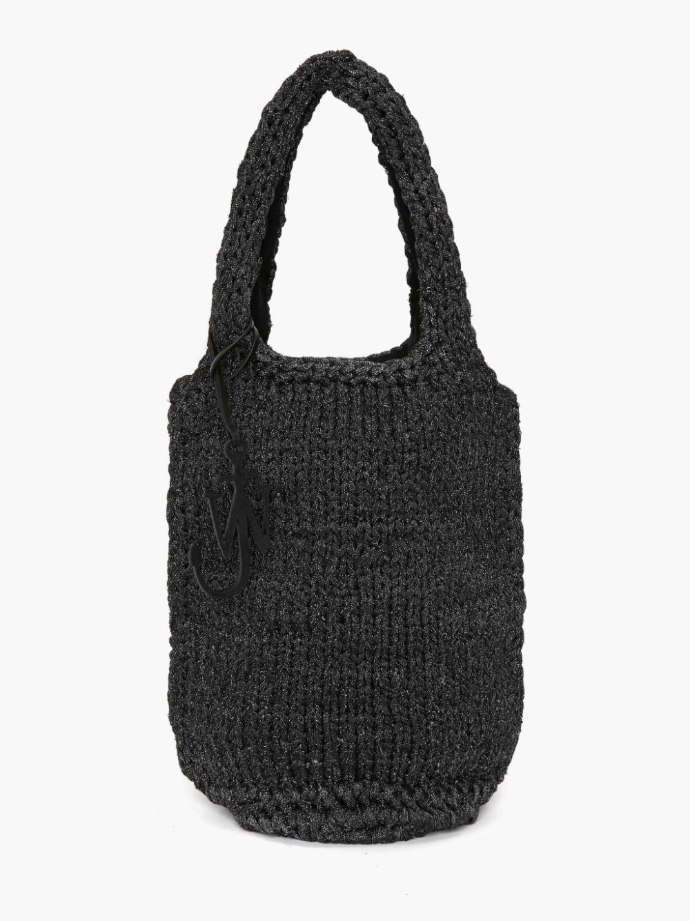 KNITTED SHOPPER TOTE BAG - 1