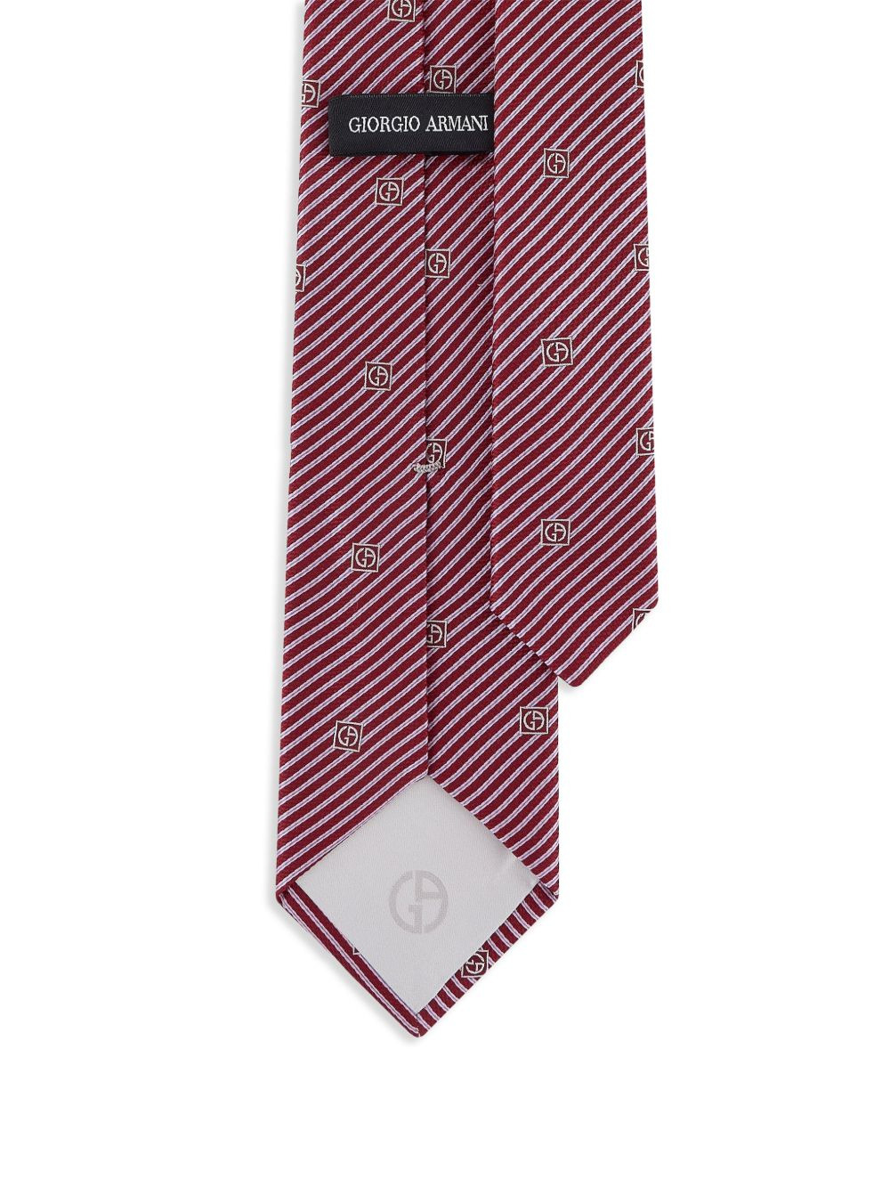 striped silk tie - 2