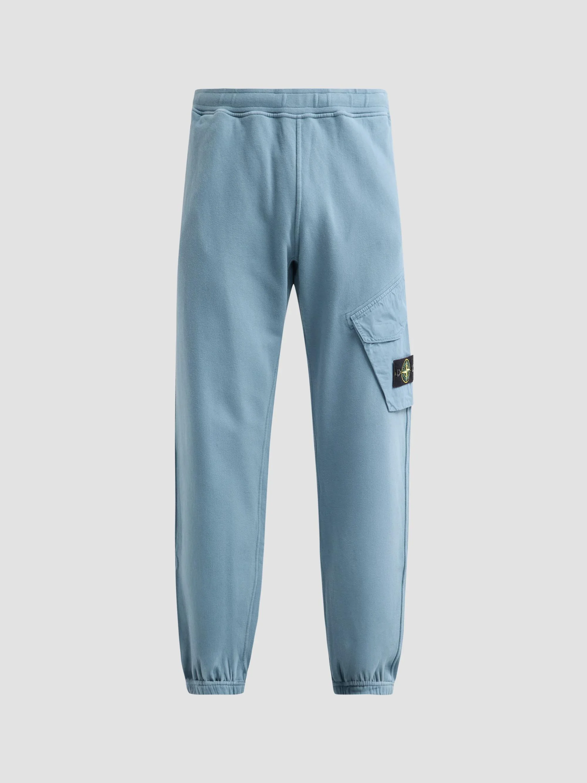 Men's Felpa Cotton Joggers - Blue Acciaio - 1