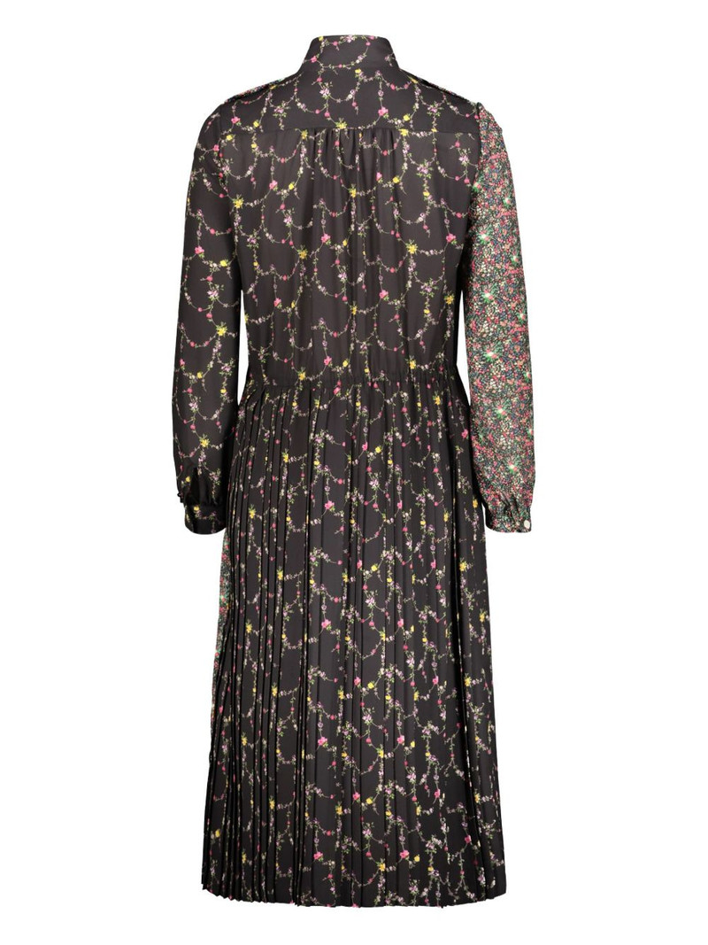 Junya Watanabe printed pleated maxi dress outlook