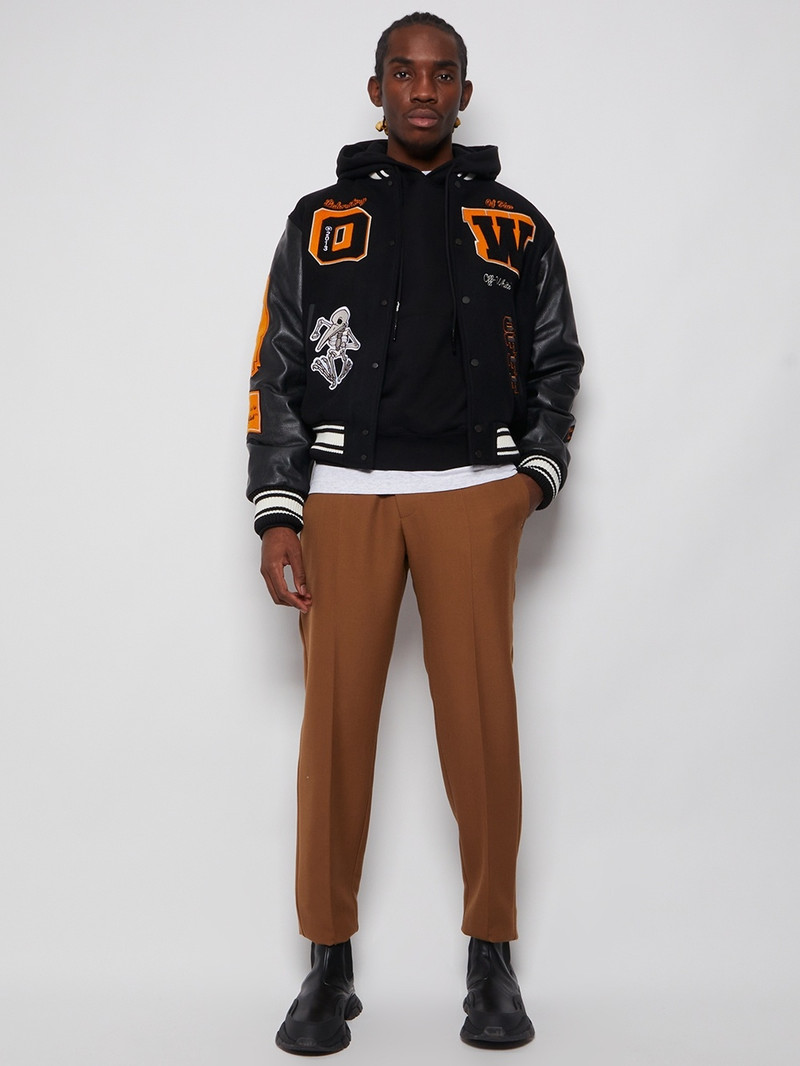 Off-White logo-print hoodie outlook