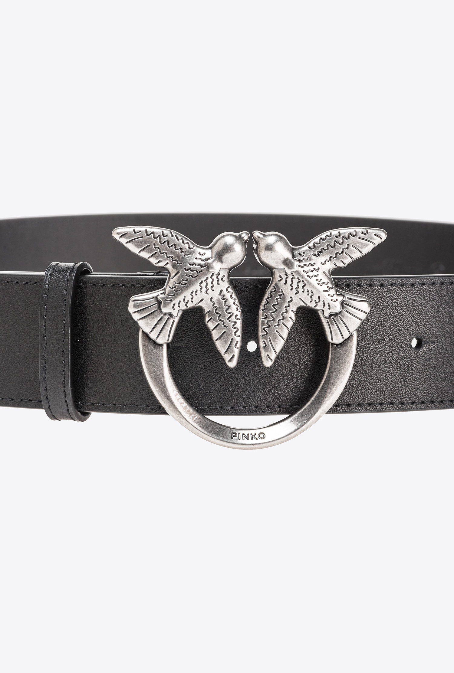 LOVE BIRDS HIGH LEATHER BELT 4CM - 2