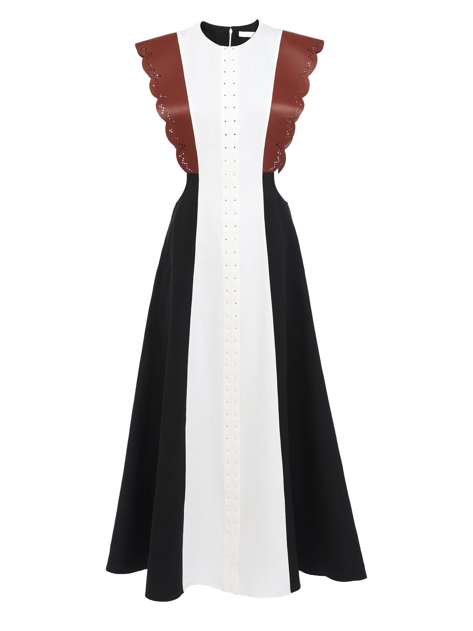 ANKLE-LENGTH FLARED DRESS - 1