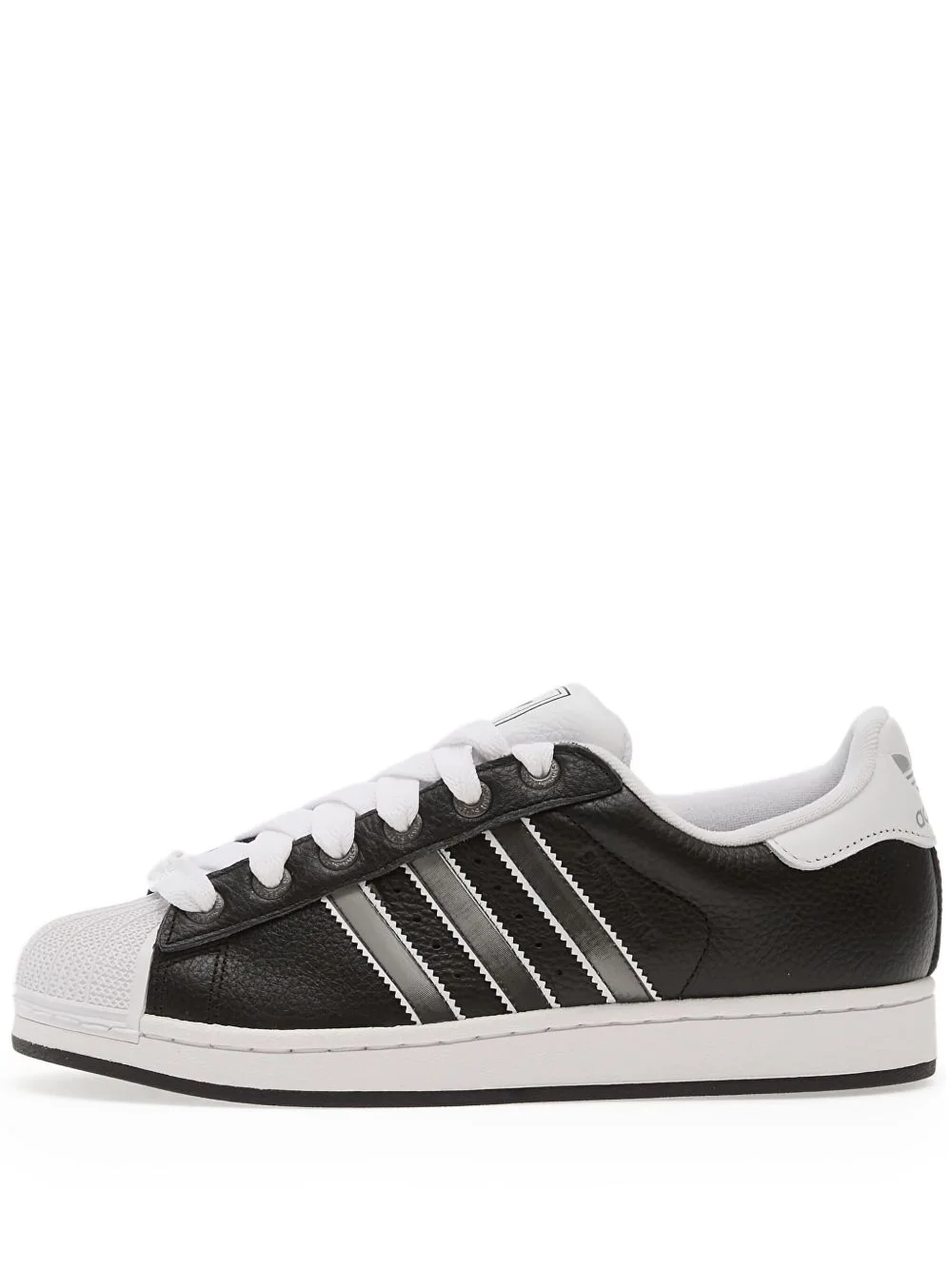 shell-toe three-stripe trainers - 1