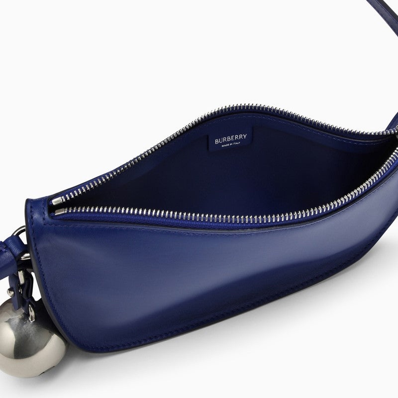 【関税&送料込】Burberry Medium Shield Blue Leather Bag Burberry Burberry Medium Shield Blue Leather Bag Women