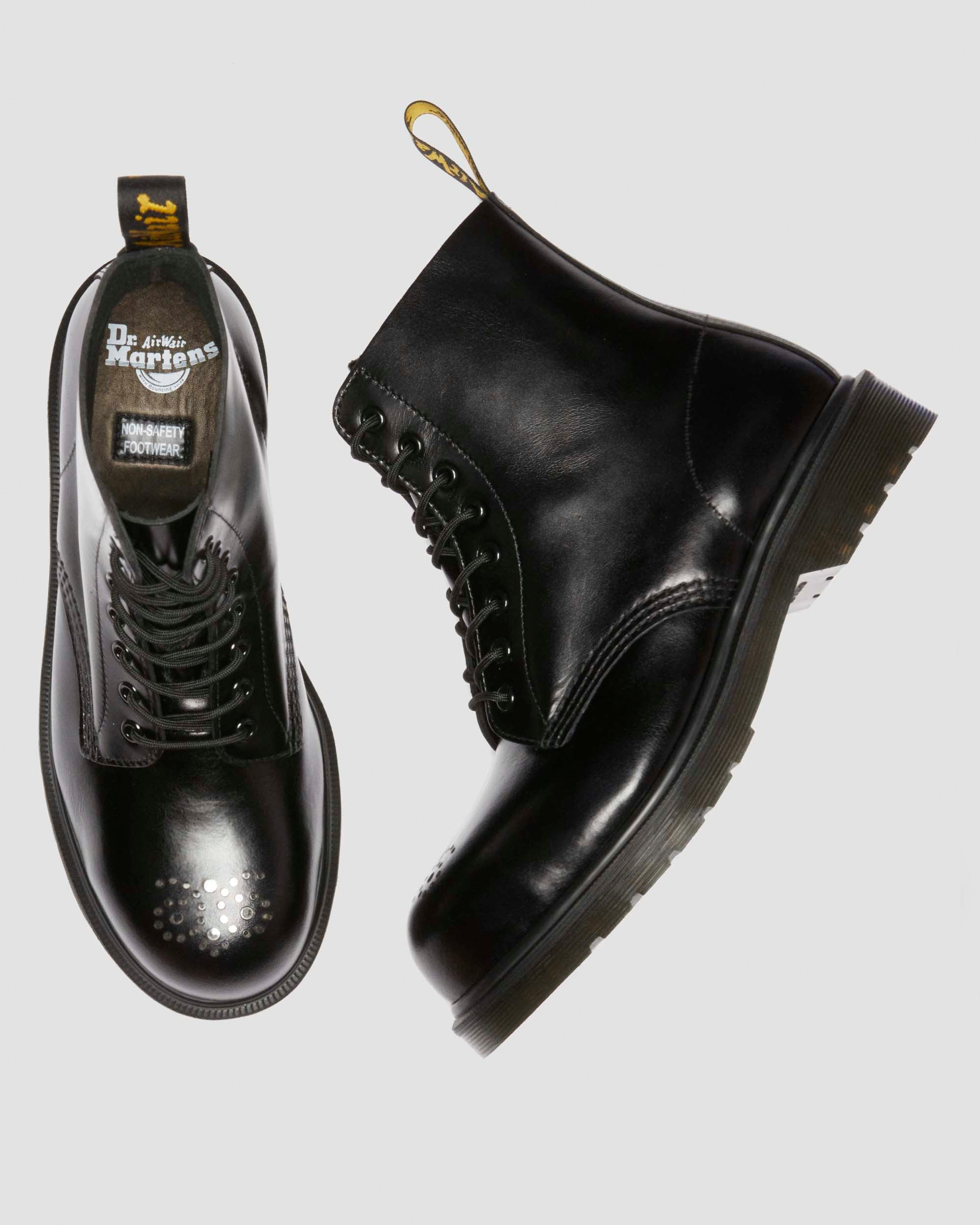 1460 Analine Leather Steel Toe Boots - 2