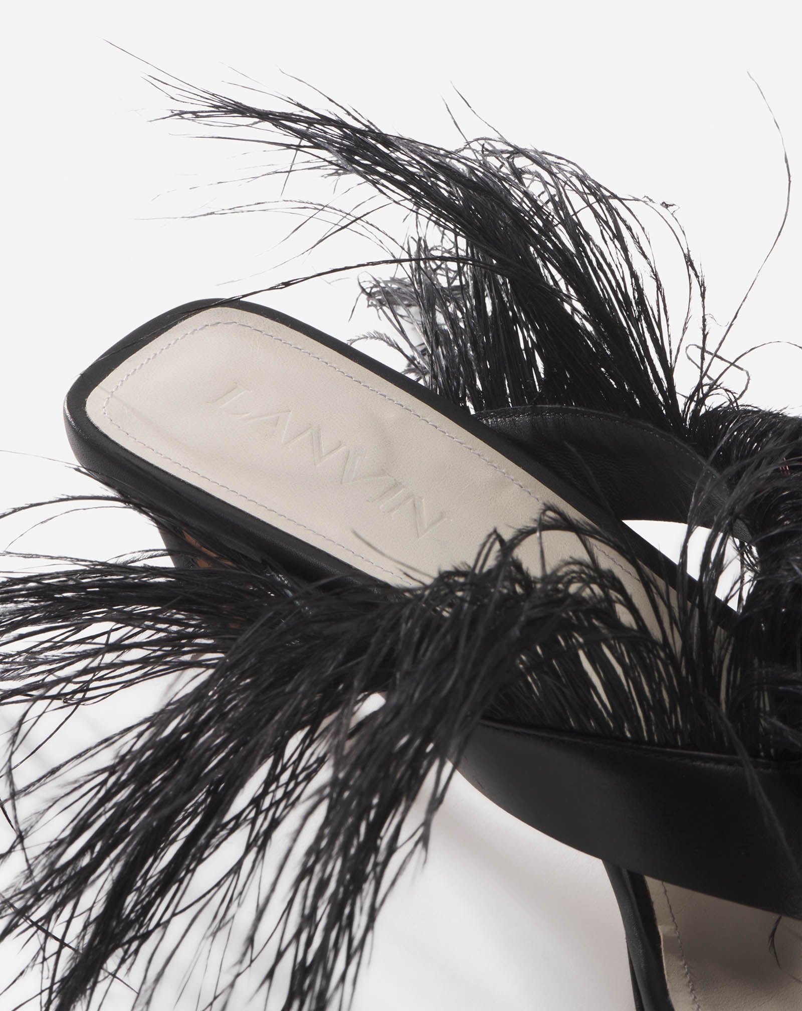FEATHER SWING SANDALS IN LEATHER - 5