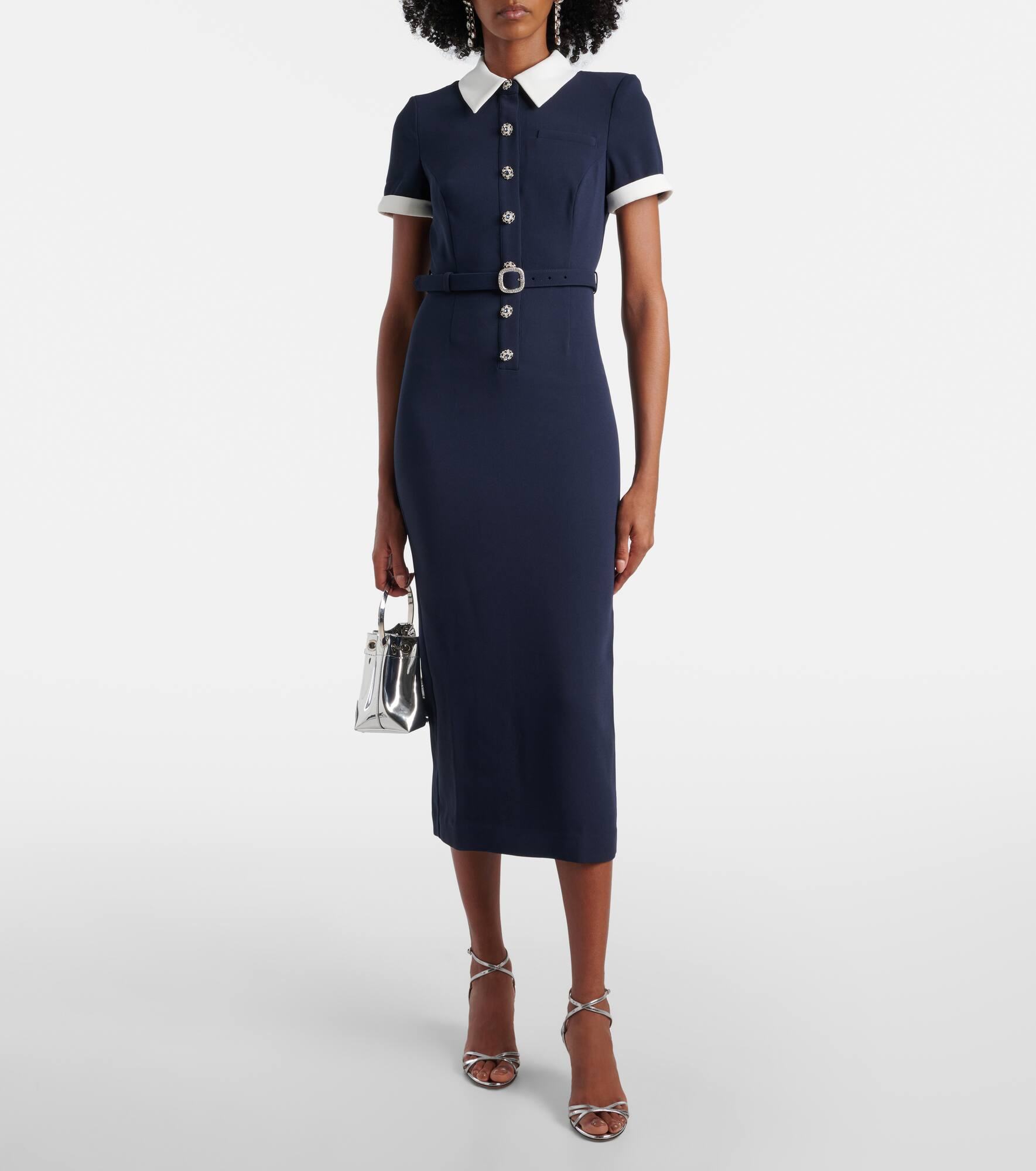 Belted midi dress - 2