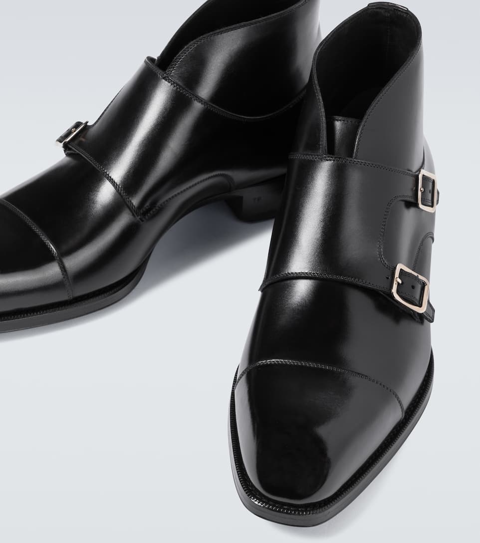 Sutherland double monk strap shoes - 3