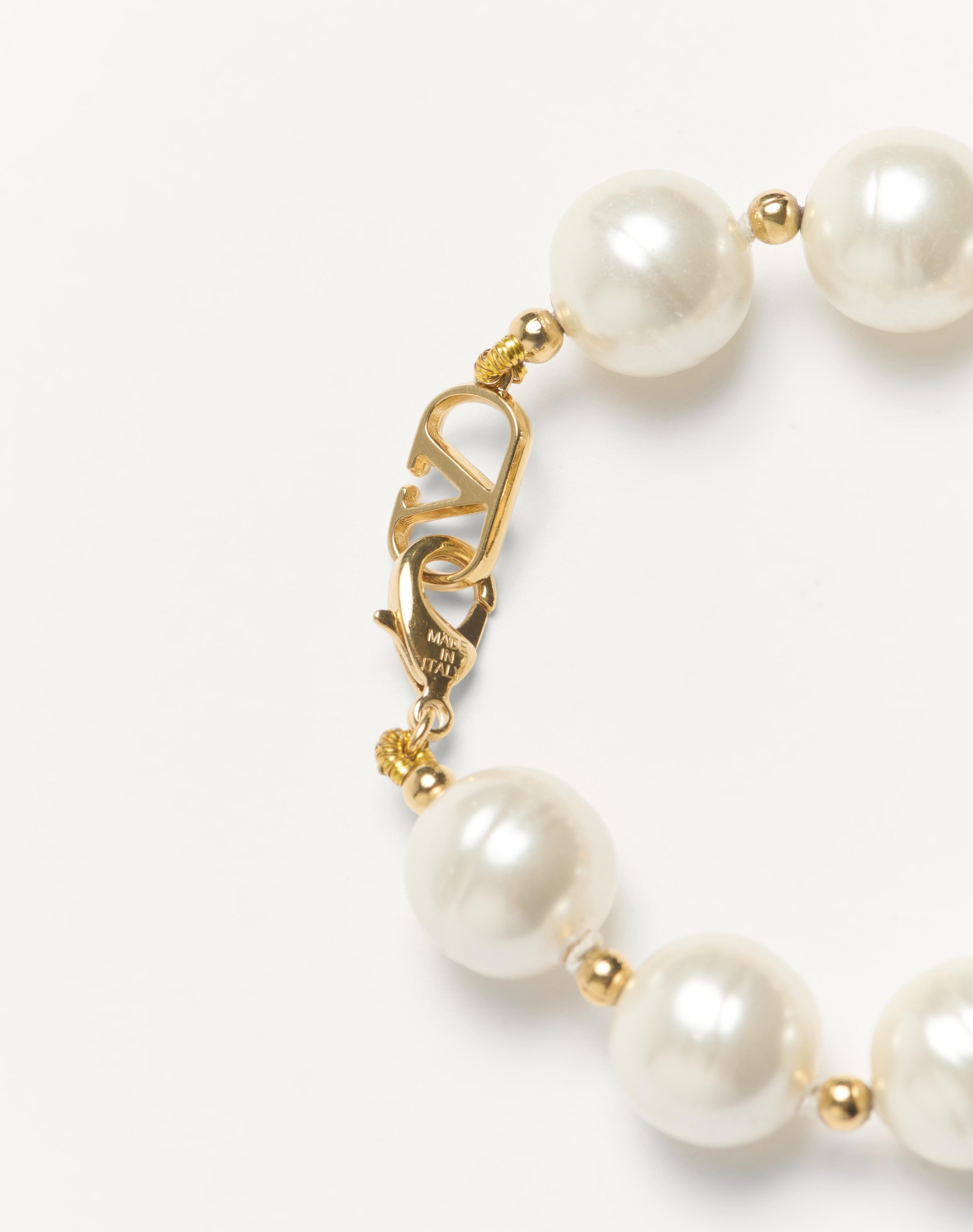 COEUR ROYAL BRACELET IN METAL, ENAMEL, PEARL AND SWAROVSKI® CRYSTALS - 4