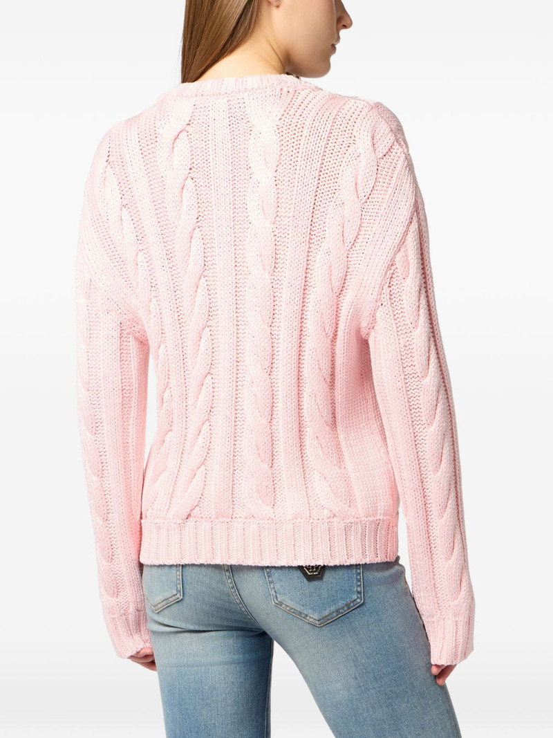 round-neck sun-embroidered sweater 5