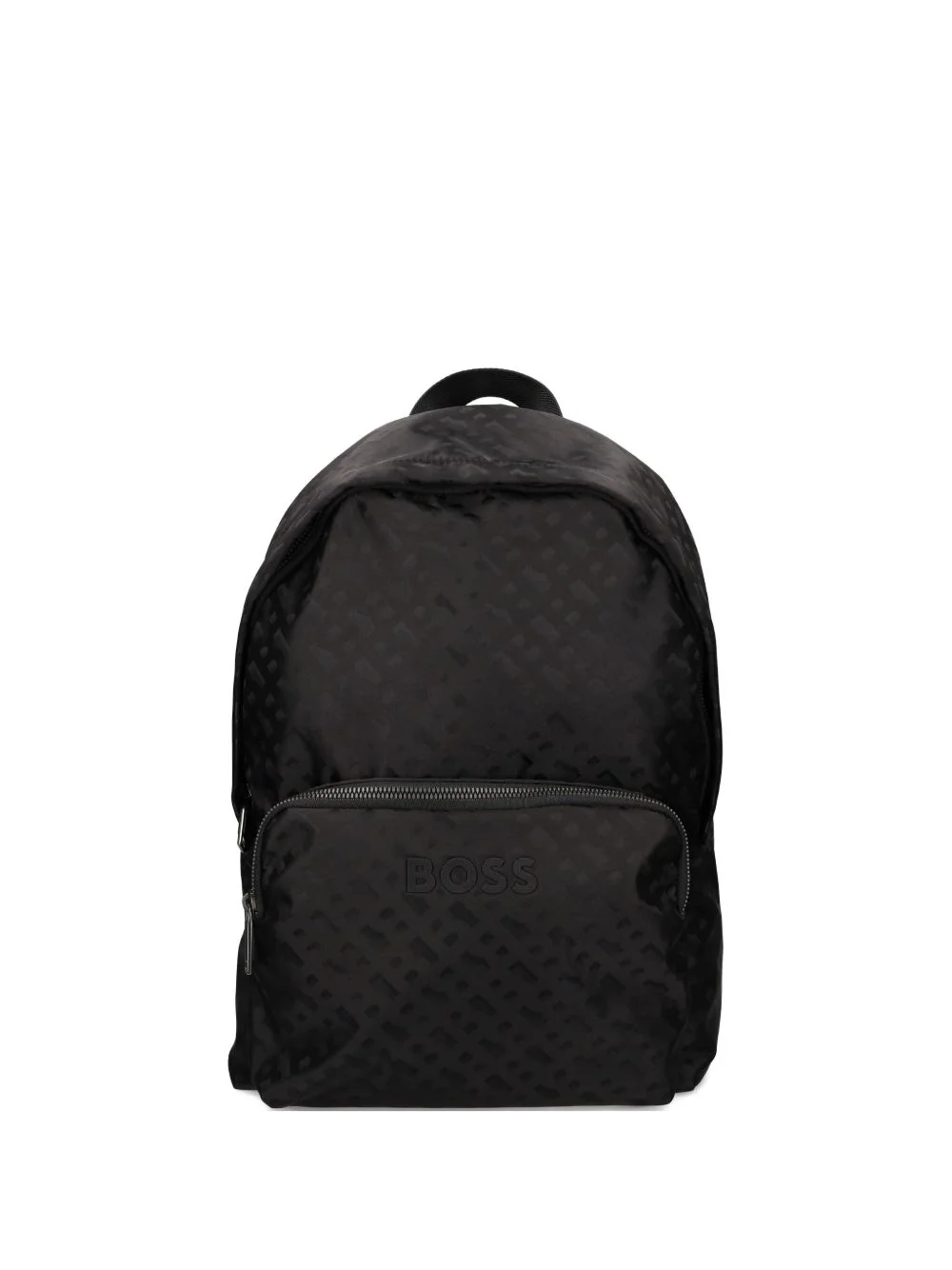 zip patterned backpack - 1