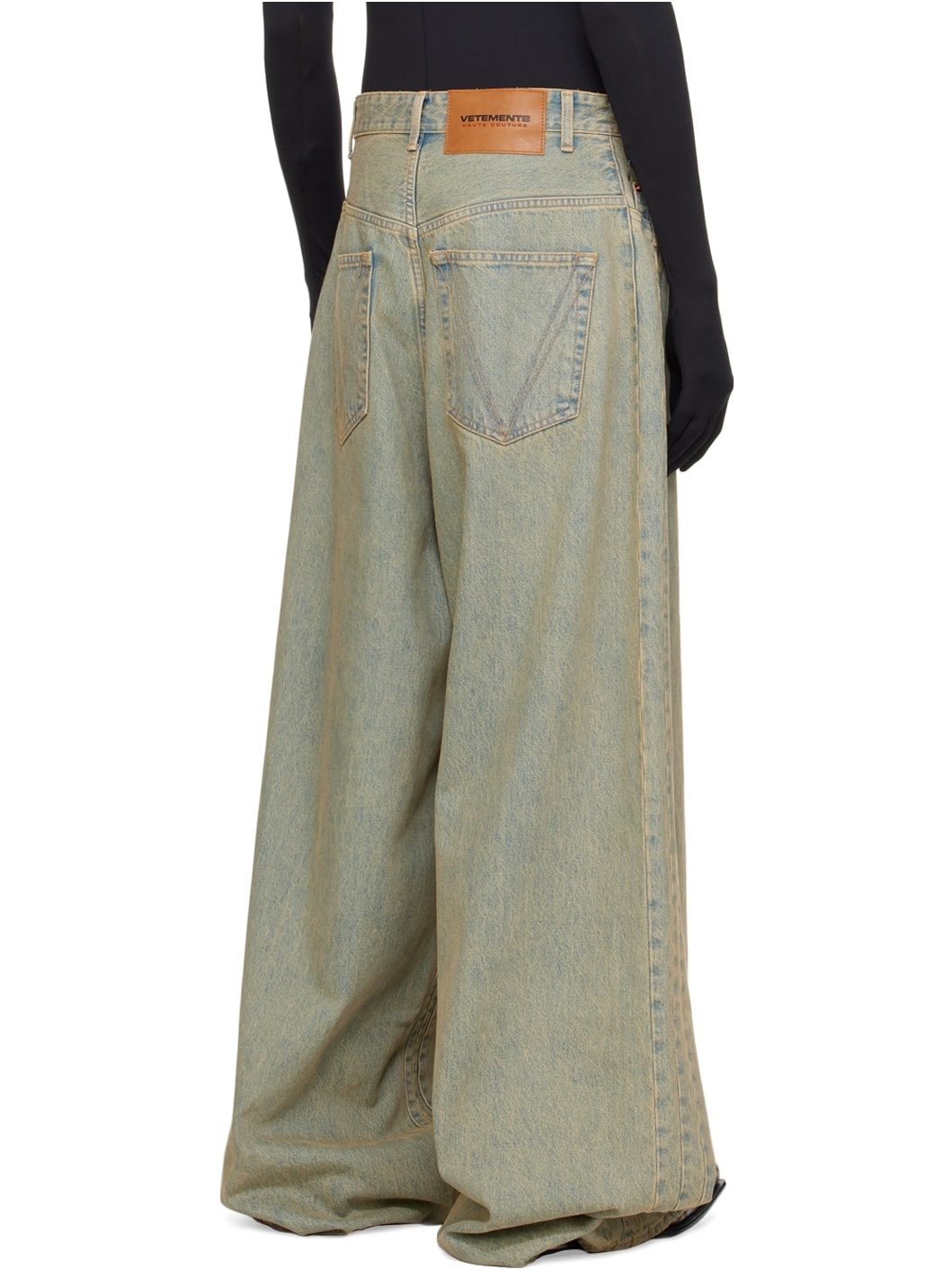 Blue Big Shape Jeans - 3
