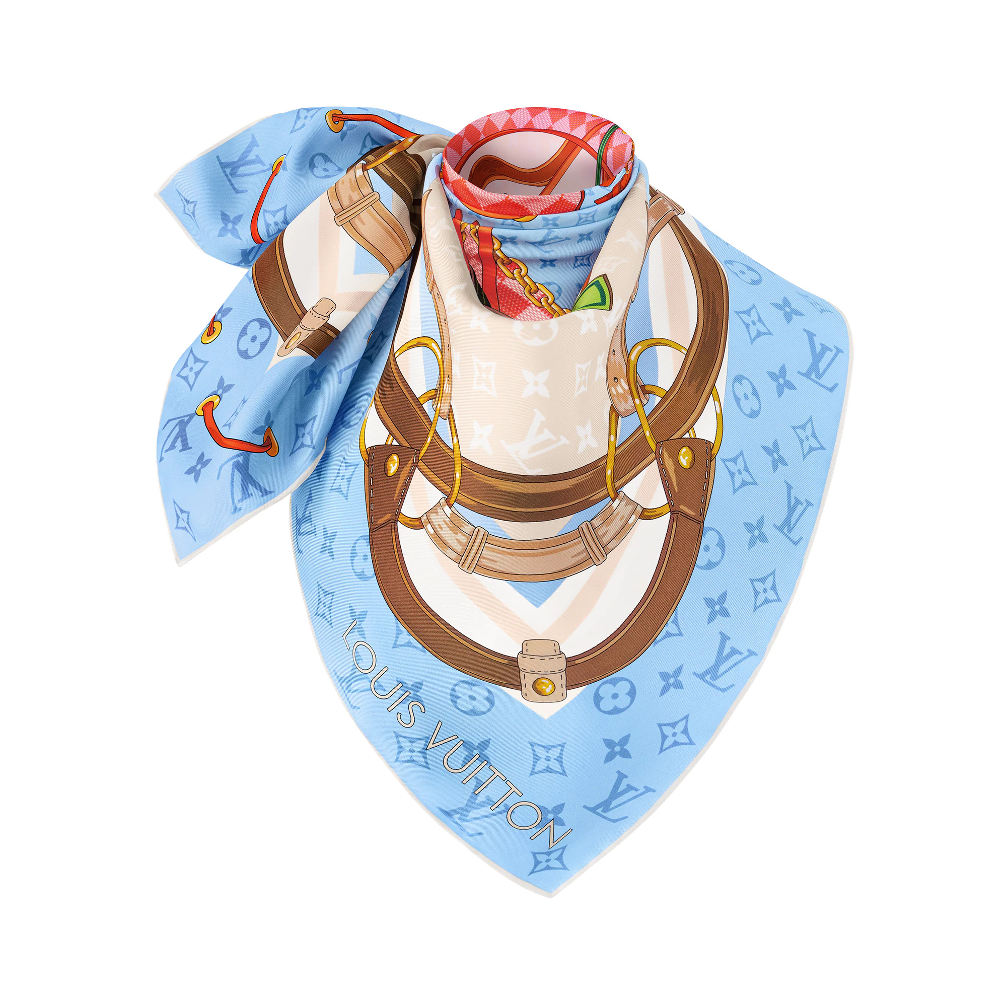Flower And Straps Square 90 - 2
