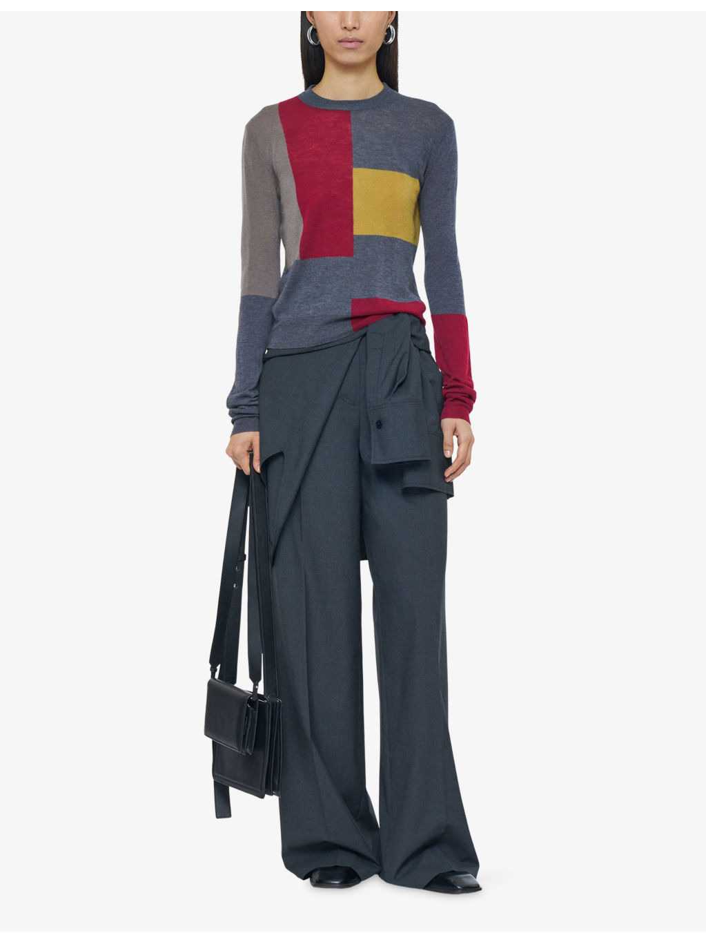 Cashair Overlay Cashmere Jumper - 2