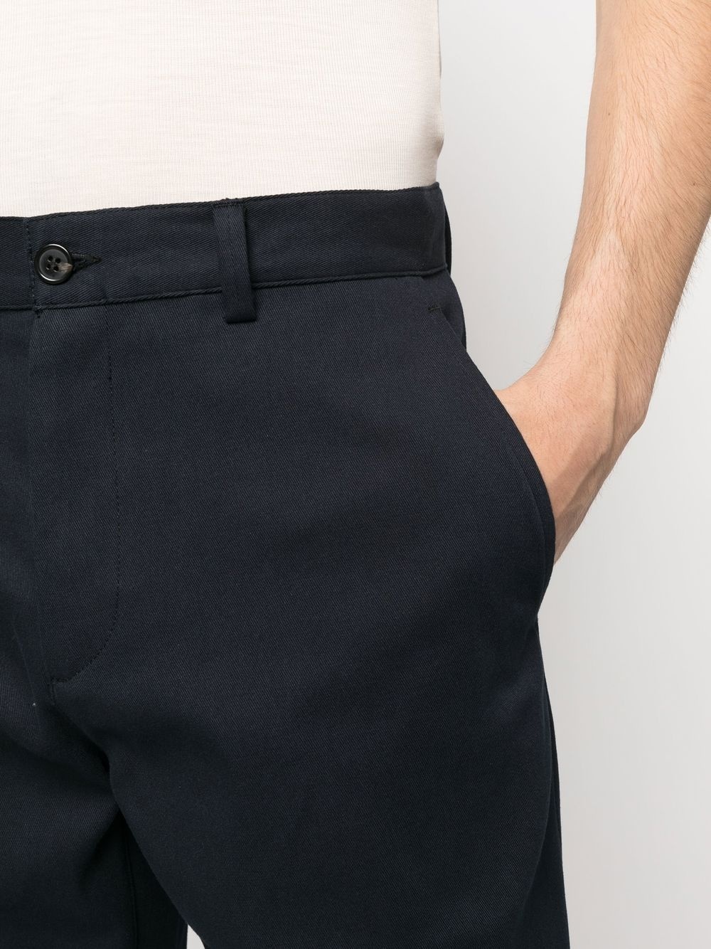 mid-rise straight-leg trousers - 5