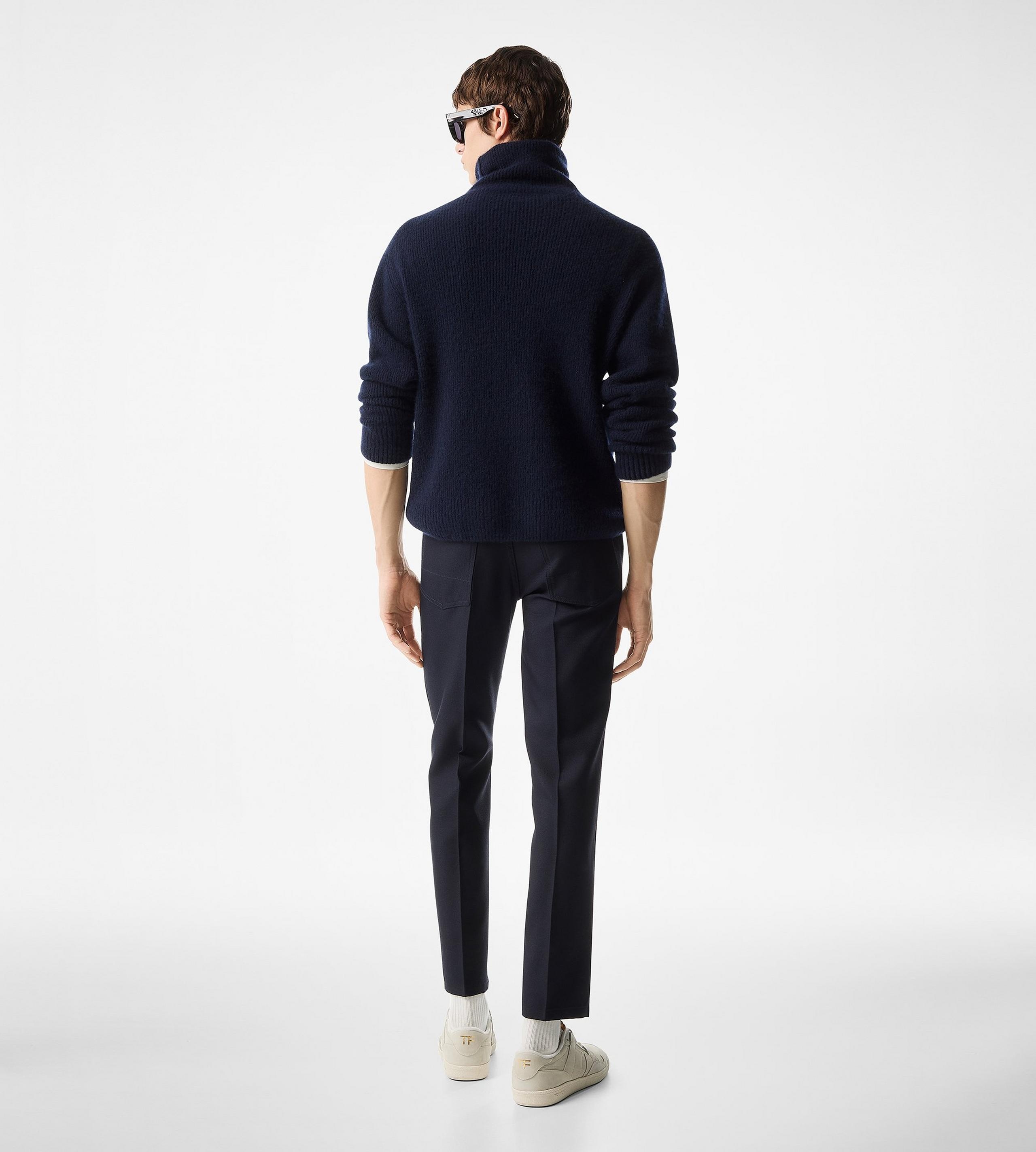 BRUSHED CASHMERE SILK ROLL NECK - 3