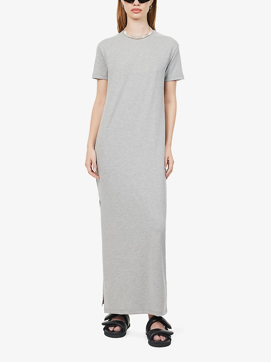 Maya stretch-cotton maxi T-shirt dress - 2