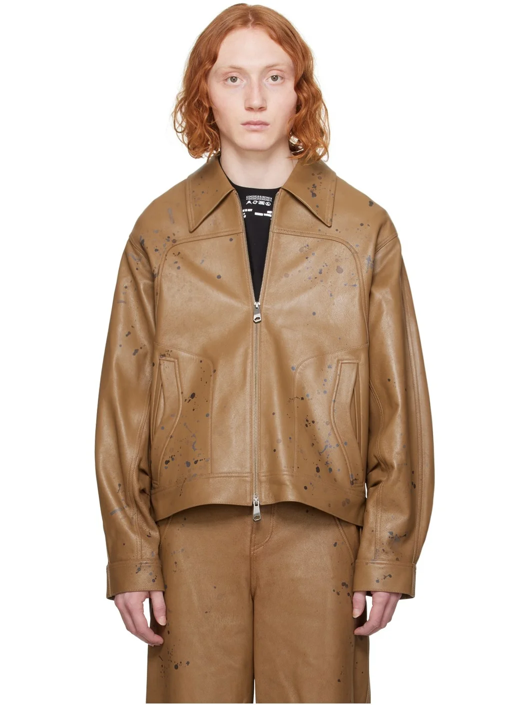 Tan Nord Leather Jacket - 1