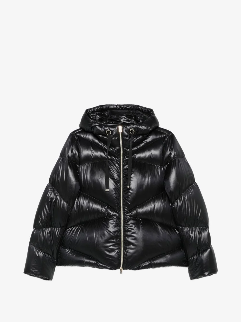 quilted hooded jacket - 1