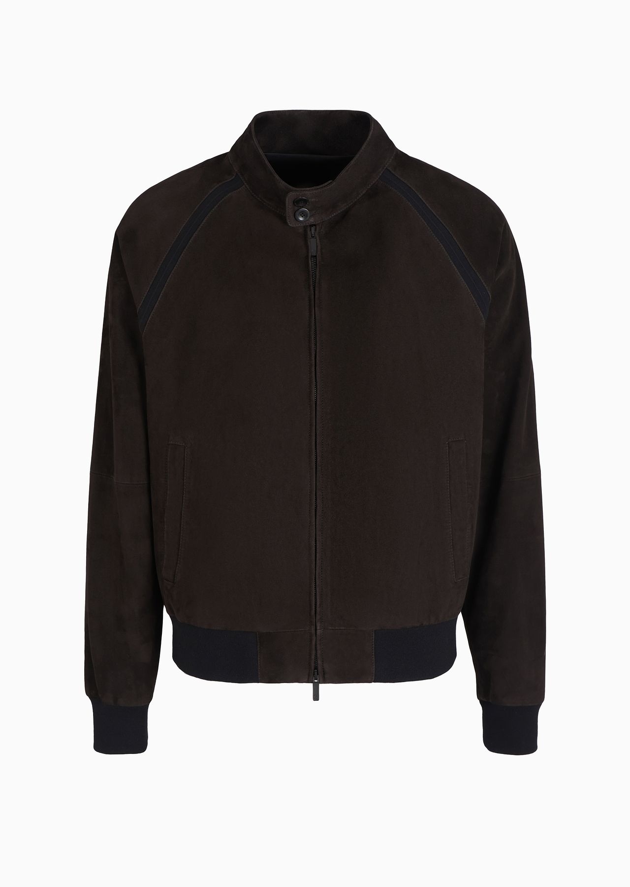 Lambskin suede zipped blouson - 1