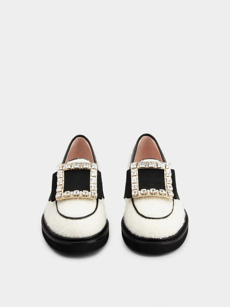 Viv' Rangers Strass Buckle Loafers in Fabric 7