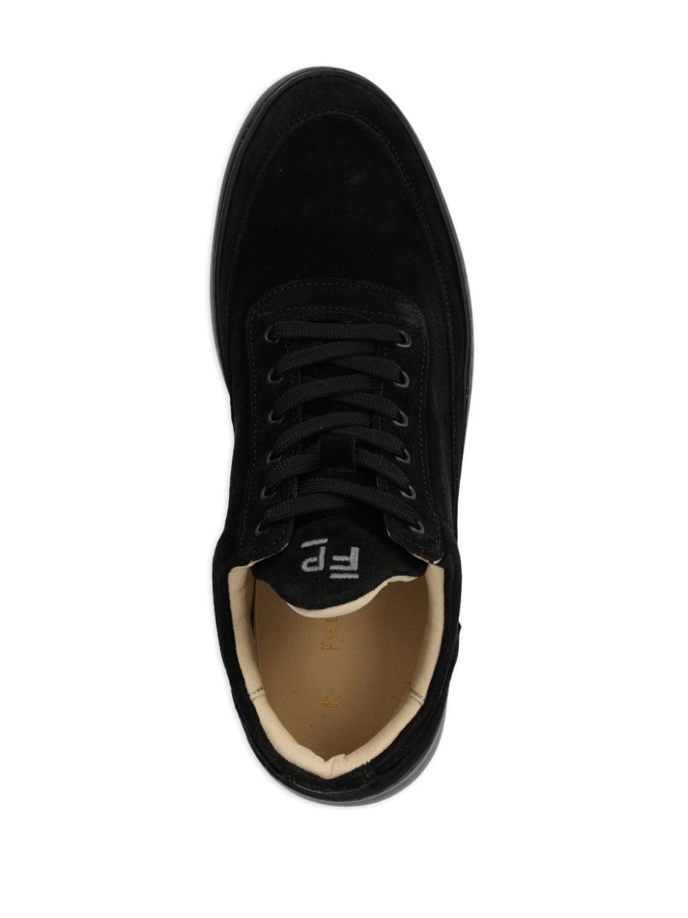 logo-embroidered sneakers - 4