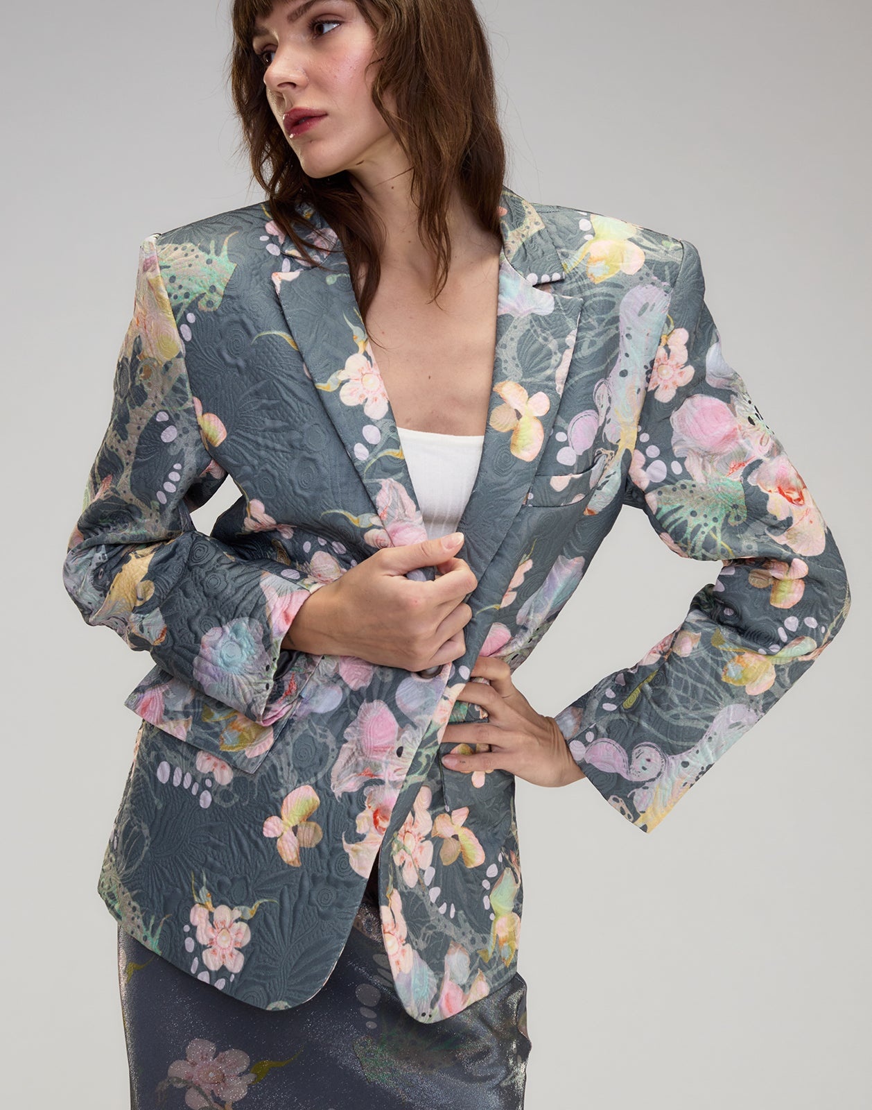 Claude Brocade Blazer - 4
