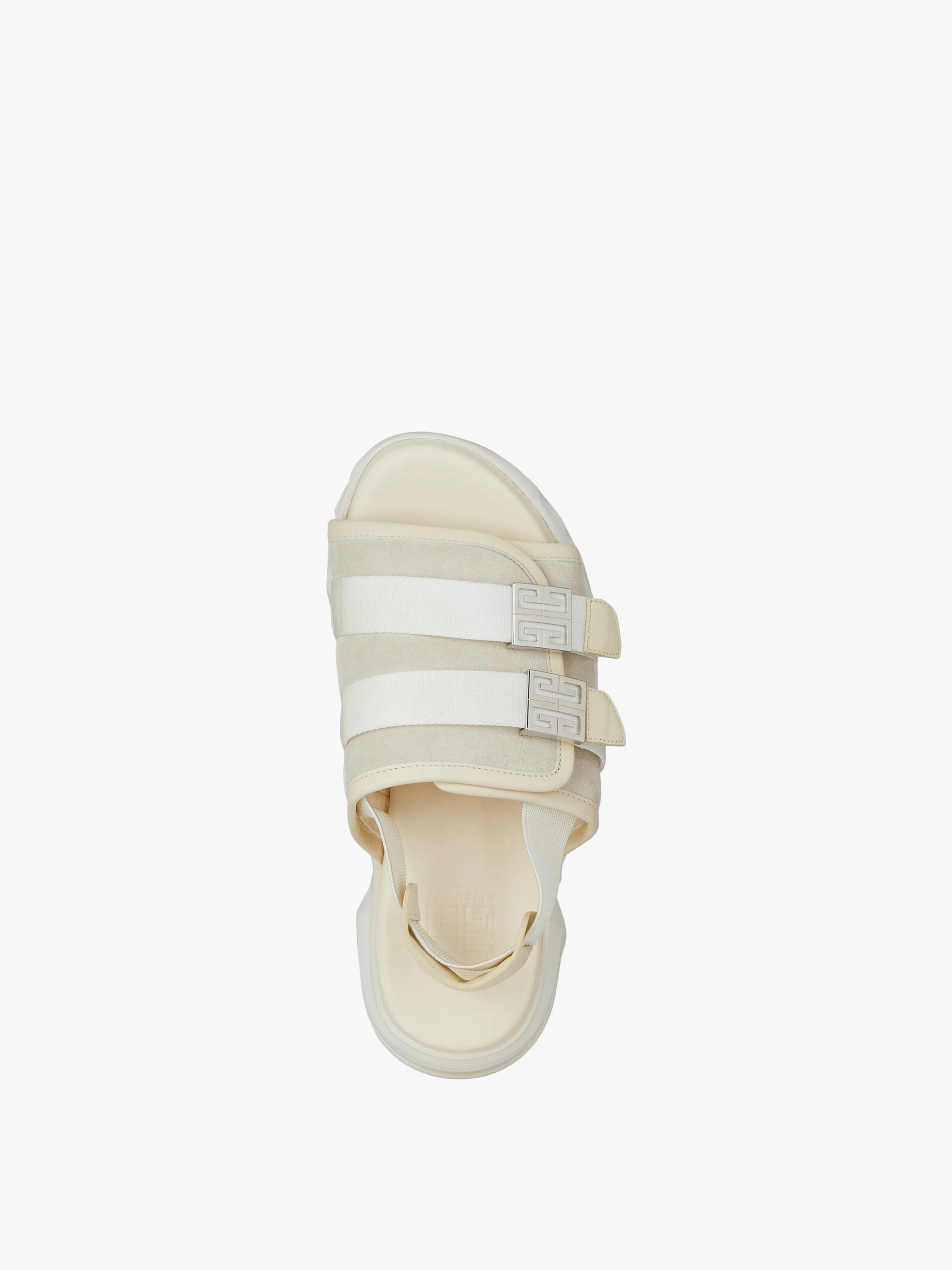 MARSHMALLOW SANDALS IN RUBBER, SUEDE, AND LEATHER - 4