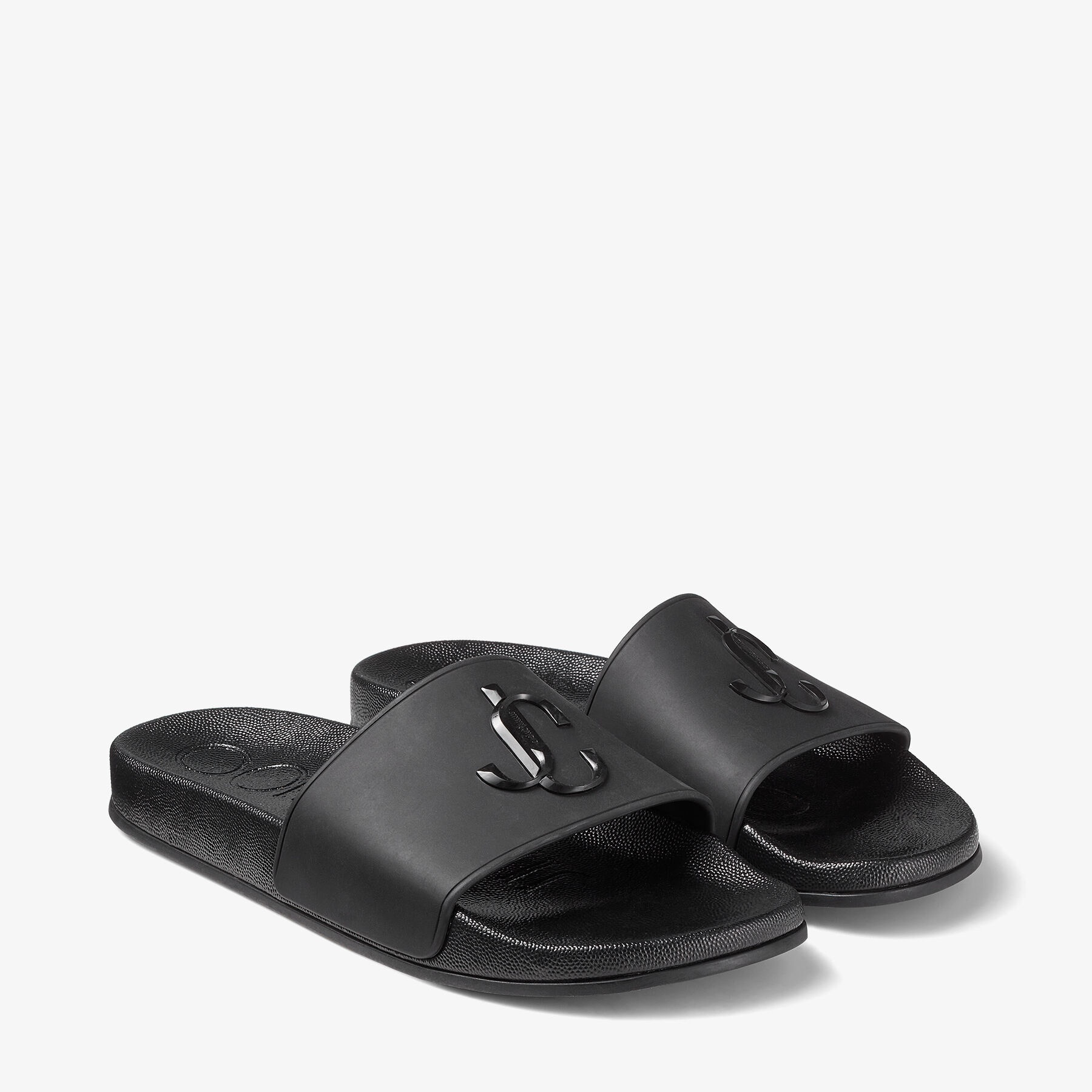 Port/F
Black Rubber Slides with JC Monogram - 3