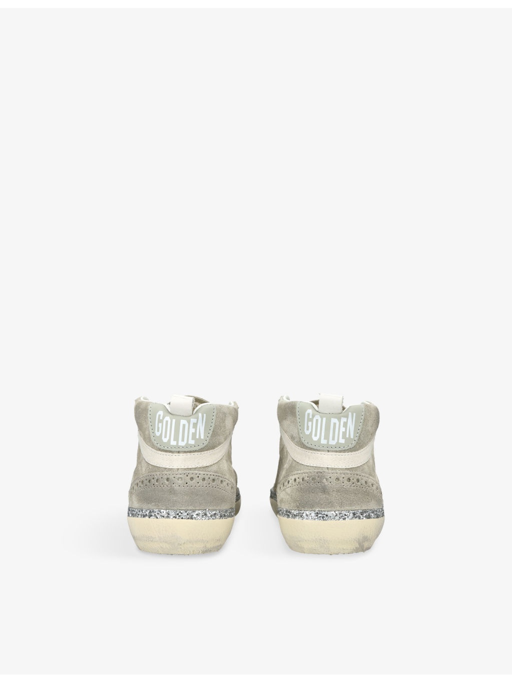 Mid Star Leather and Suede Mid-Top Trainers - 4