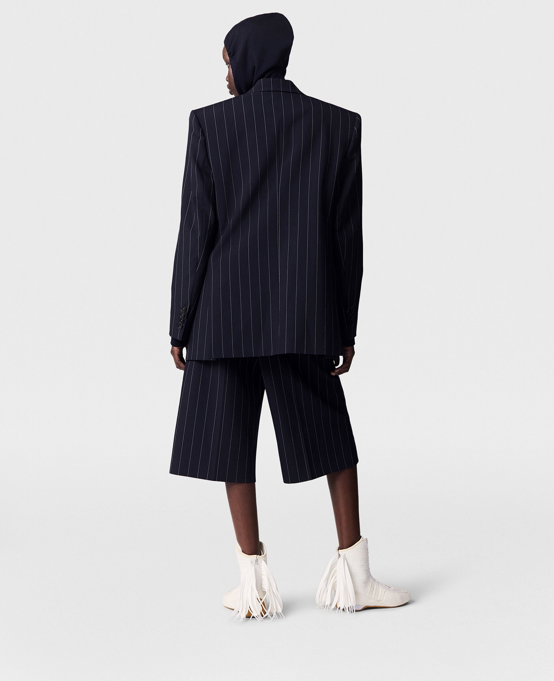 Oversized Double-Breasted Blazer - 4