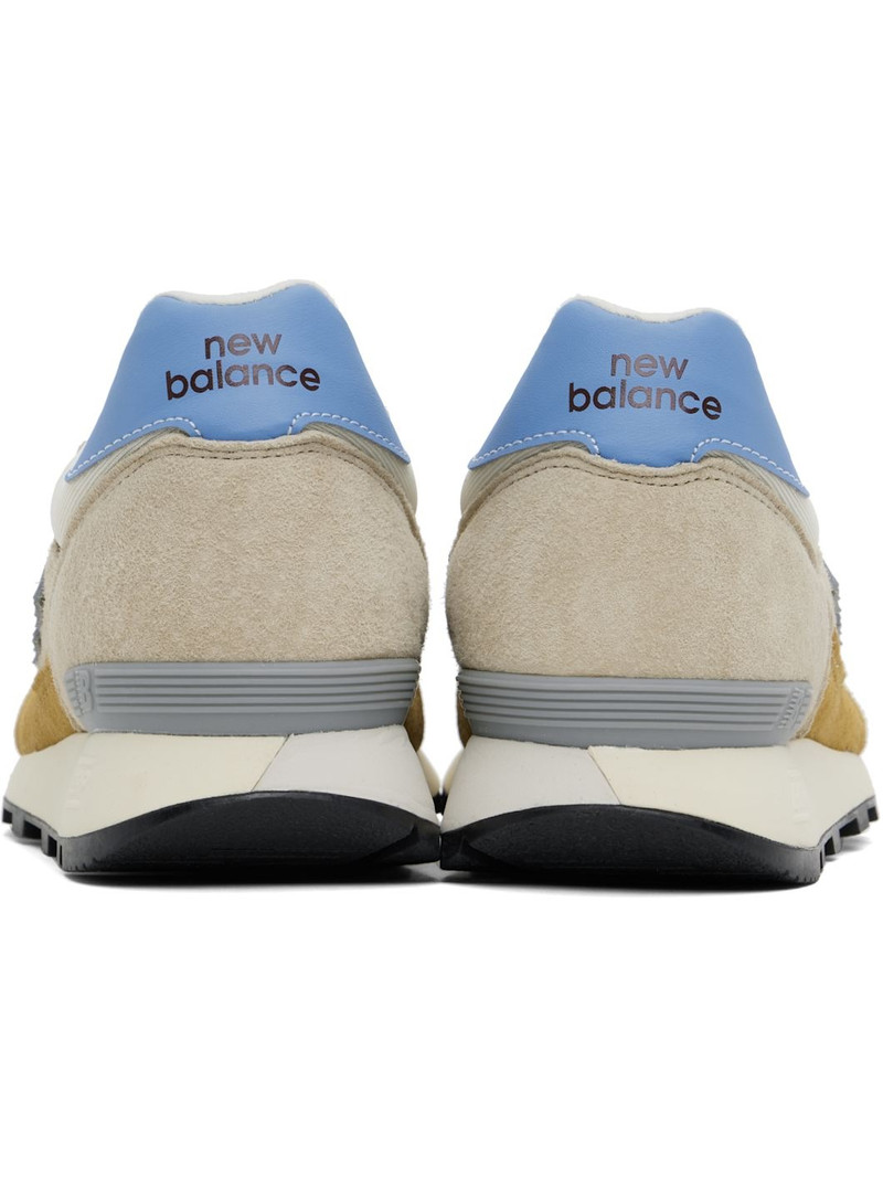 Beige & Blue 475 Sneakers 2