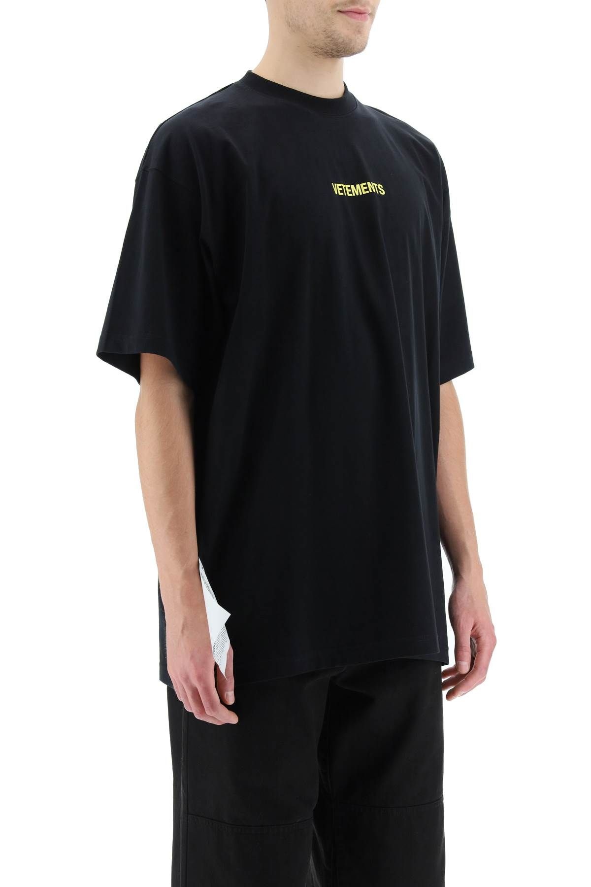 OVERSIZED T-SHIRT WITH LABEL - 3