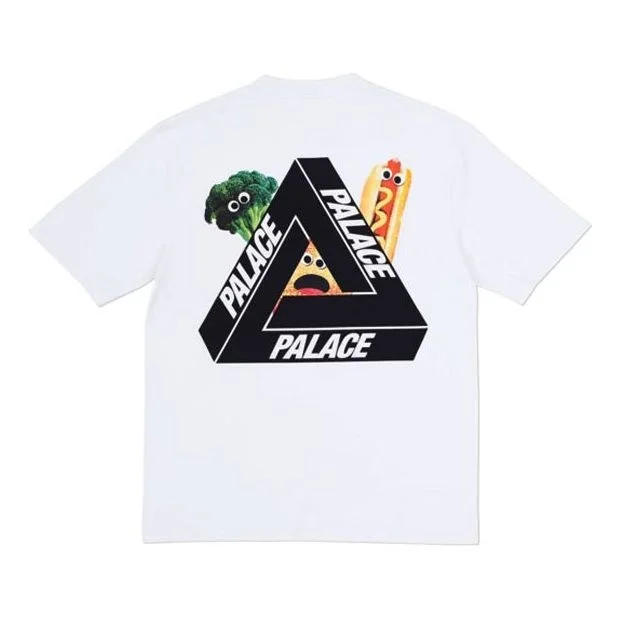 PALACE Short Sleeve Unisex White T-Shirt P12TS018 - 1