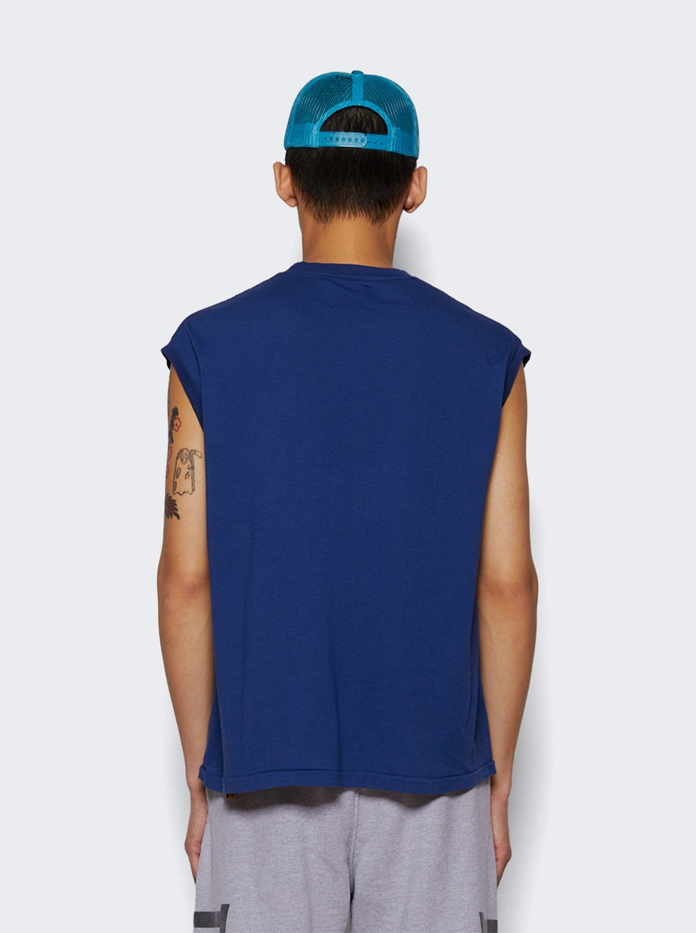 Augi Sleeveless Tee Navy - 4