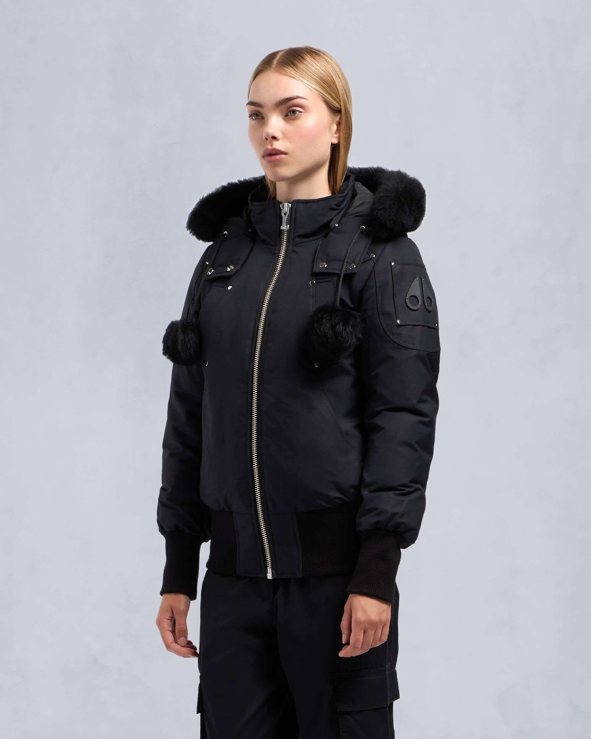 ORGINAL DEBBIE SHEARLING BOMBER JACKET - 3