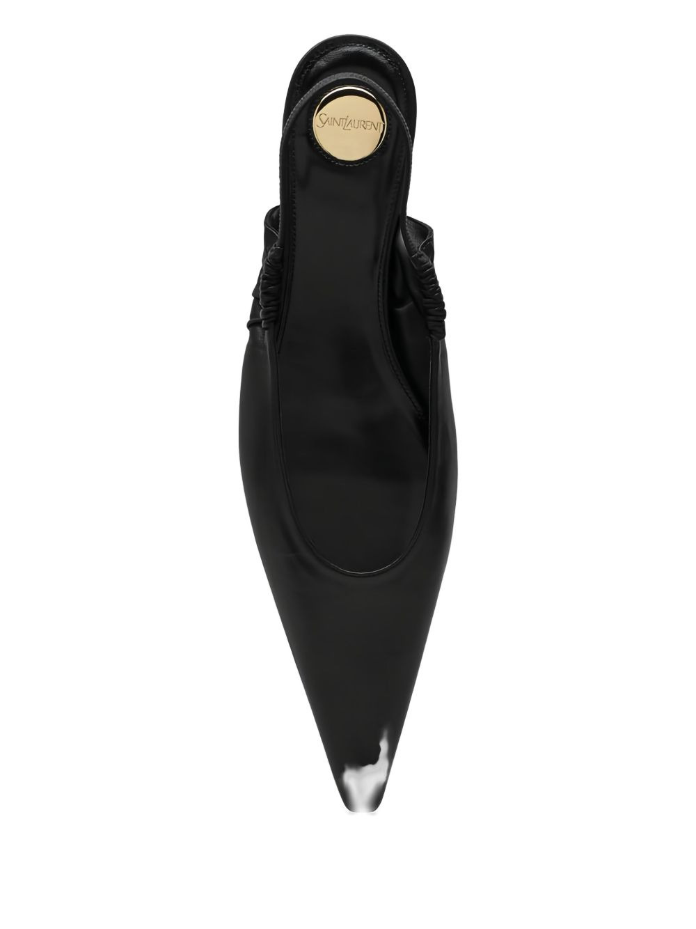 Biarritz pointed ruched ballet flats - 3
